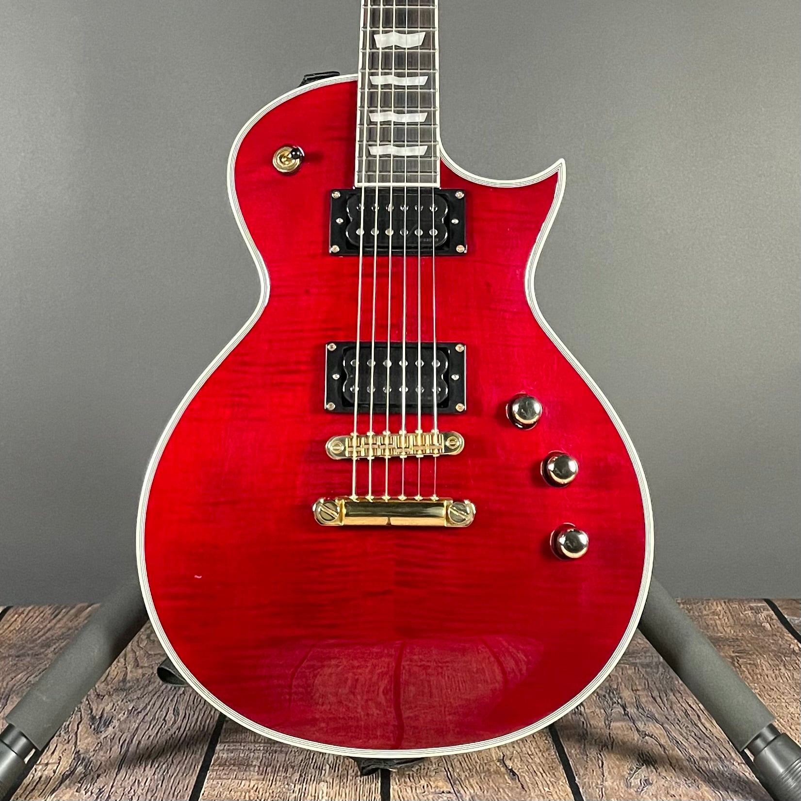 ESP LTD EC-1000T CTM - See-Thru Black Cherry (2021) - Metronome Music Inc.