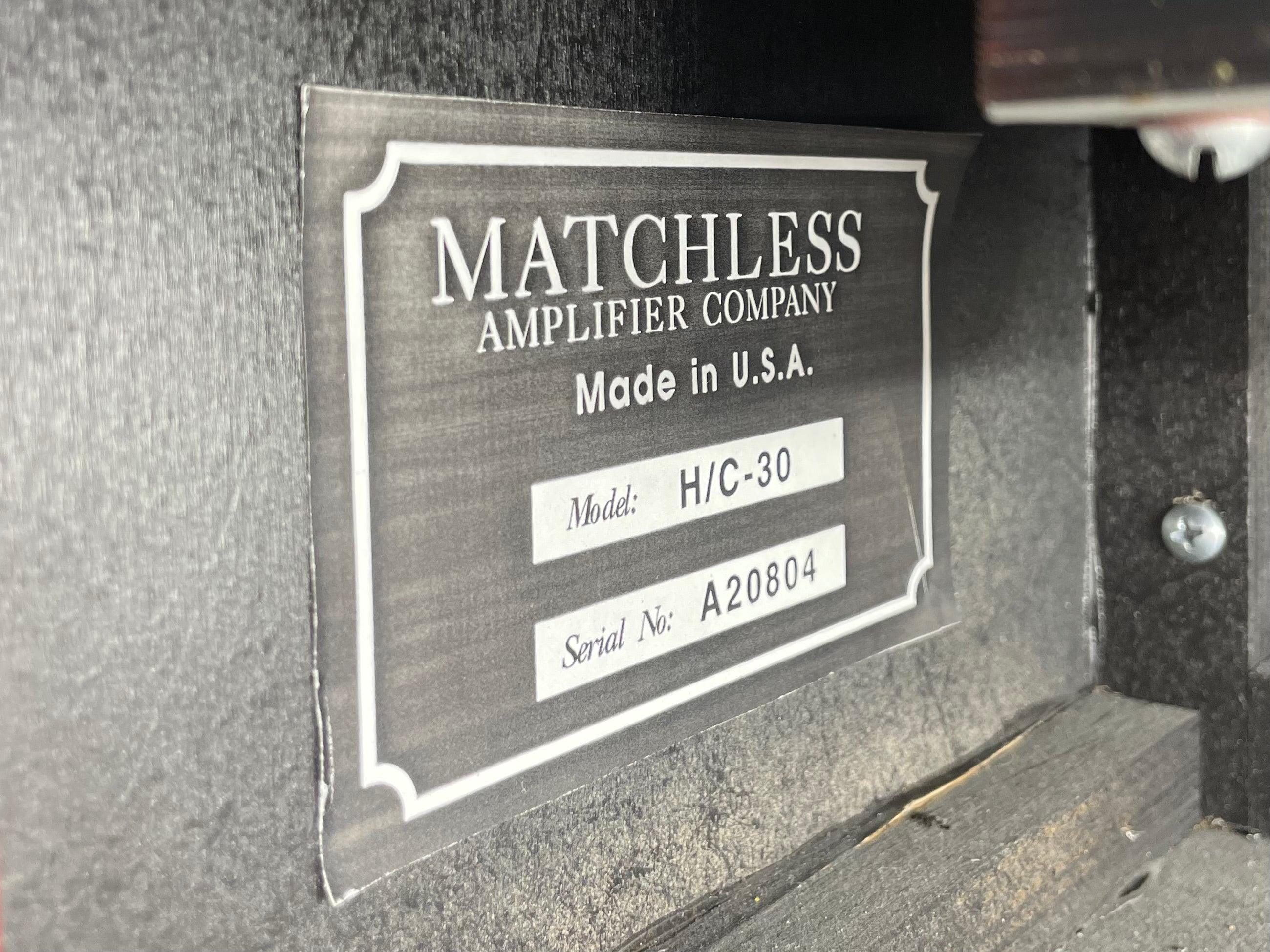 Matchless HC-30 Amp Head & 2x12 Cabinet - Factory Red (2008)