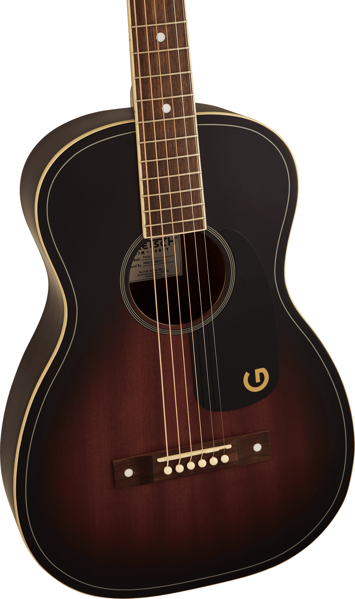 Gretsch Jim Dandy Parlor, Walnut Fingerboard - Deep Cherry Burst