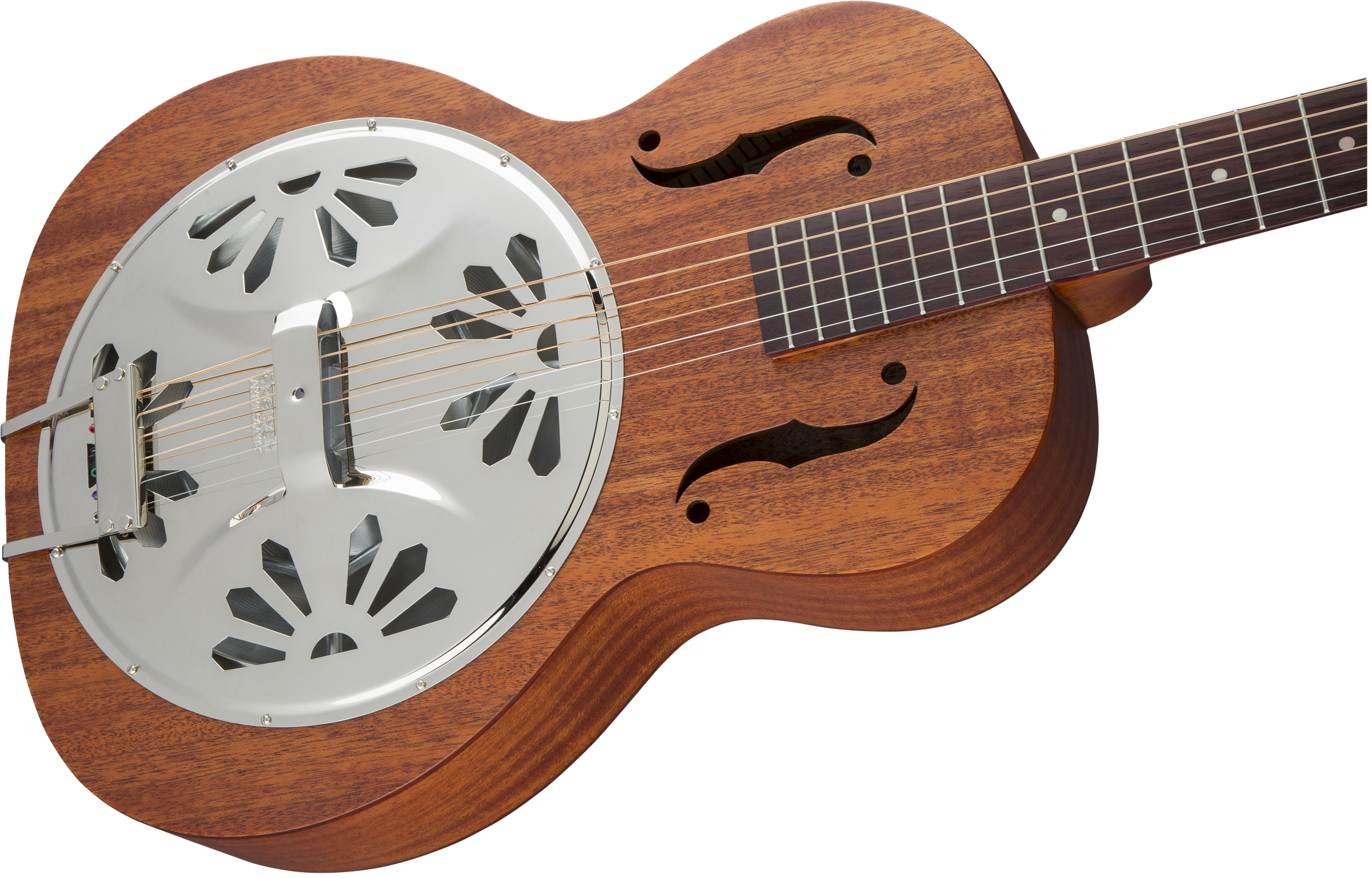Gretsch G9200 Boxcar Round-Neck, Mahogany Body Resonator Guitar - Natural - Metronome Music Inc.