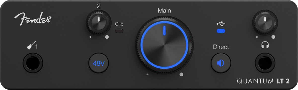 Fender Quantum LT 2 USB-C Audio Interface - Metronome Music Inc.