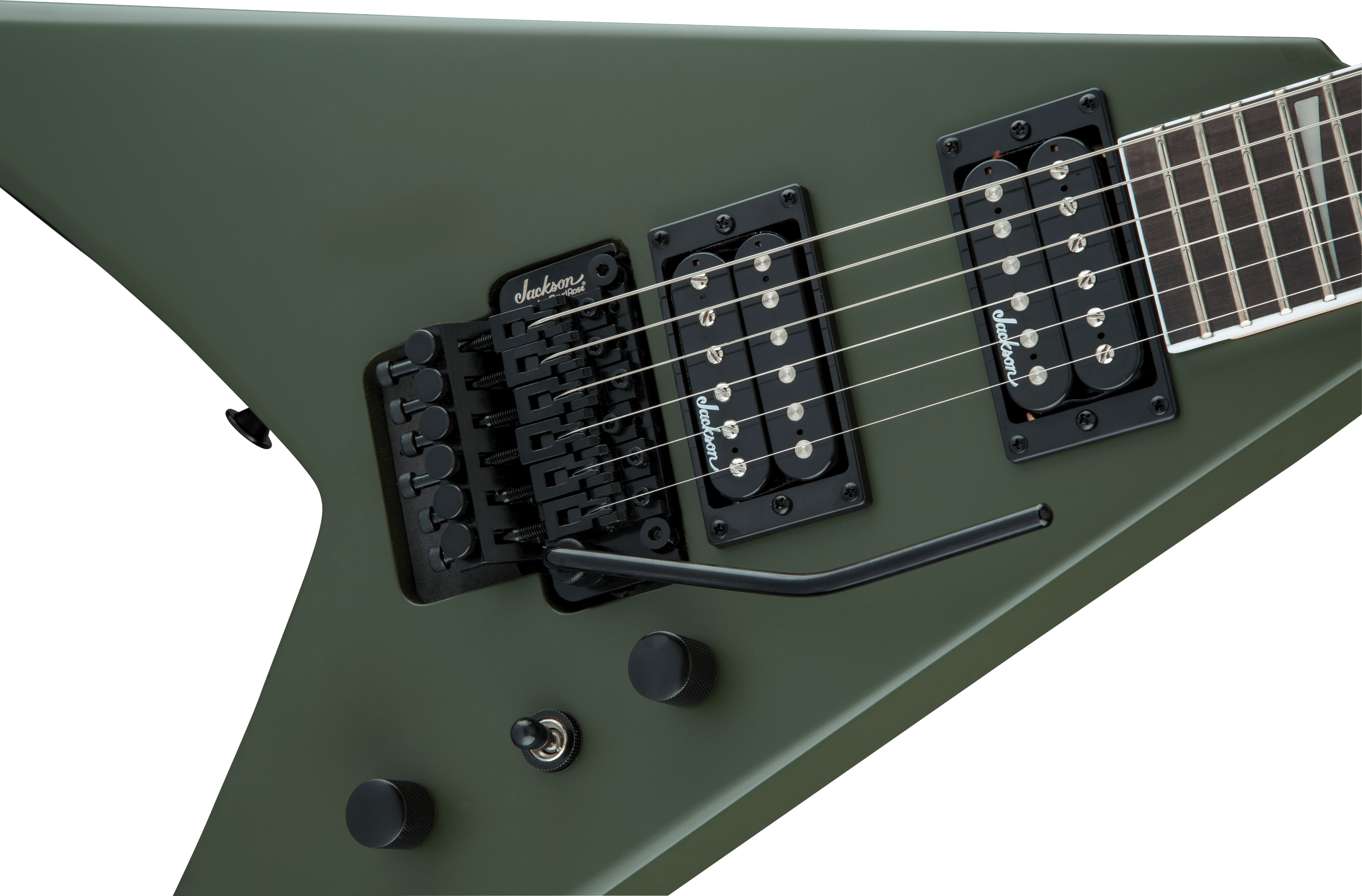 Jackson JS Series King V JS32, Amaranth Fingerboard, Matte Army Drab - Metronome Music Inc.