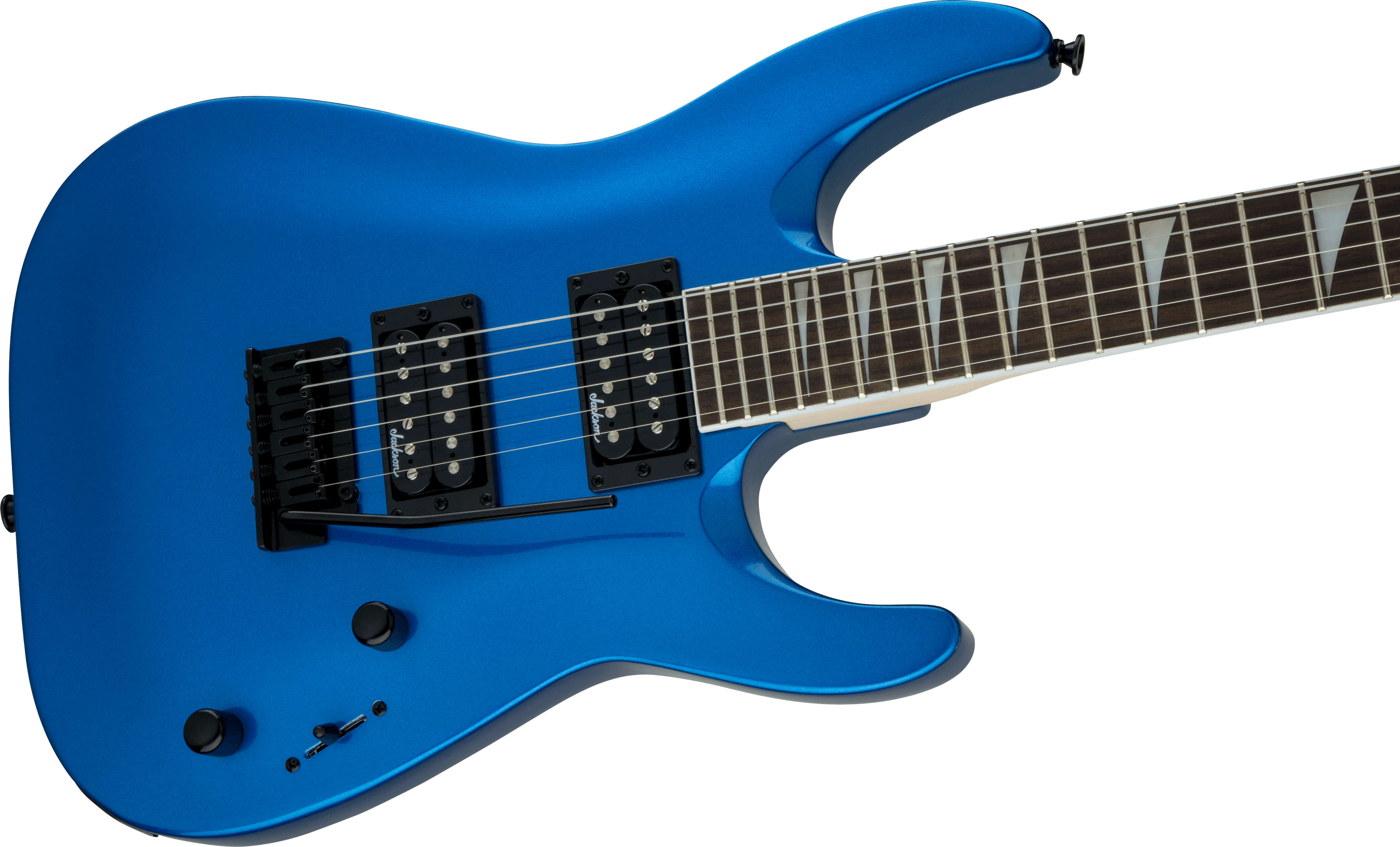 Jackson JS Series Dinky Arch Top JS22 DKA, Amaranth Fingerboard, Metallic Blue