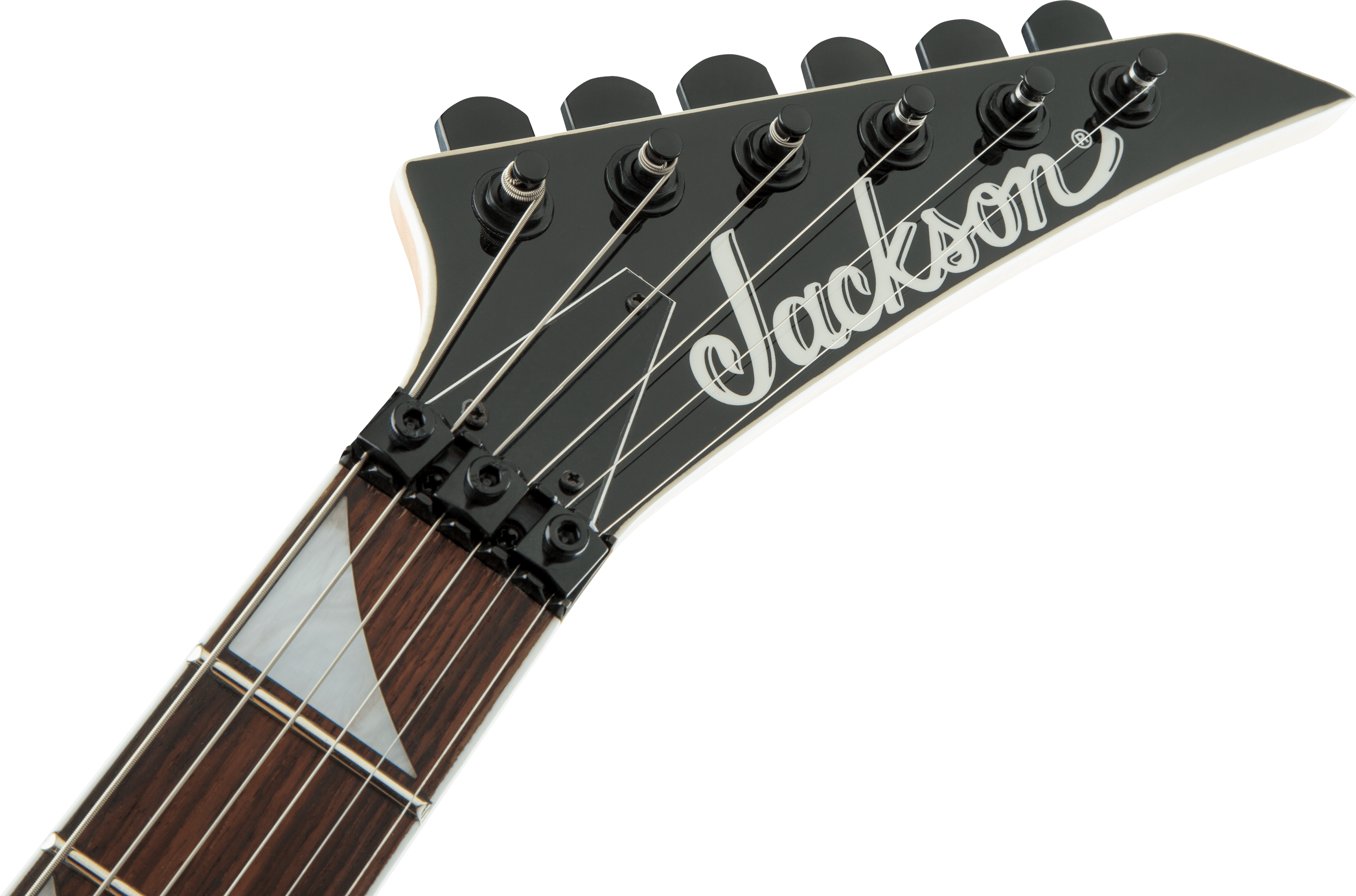 Jackson JS Series King V JS32, Amaranth Fingerboard, White with Black Bevels - Metronome Music Inc.
