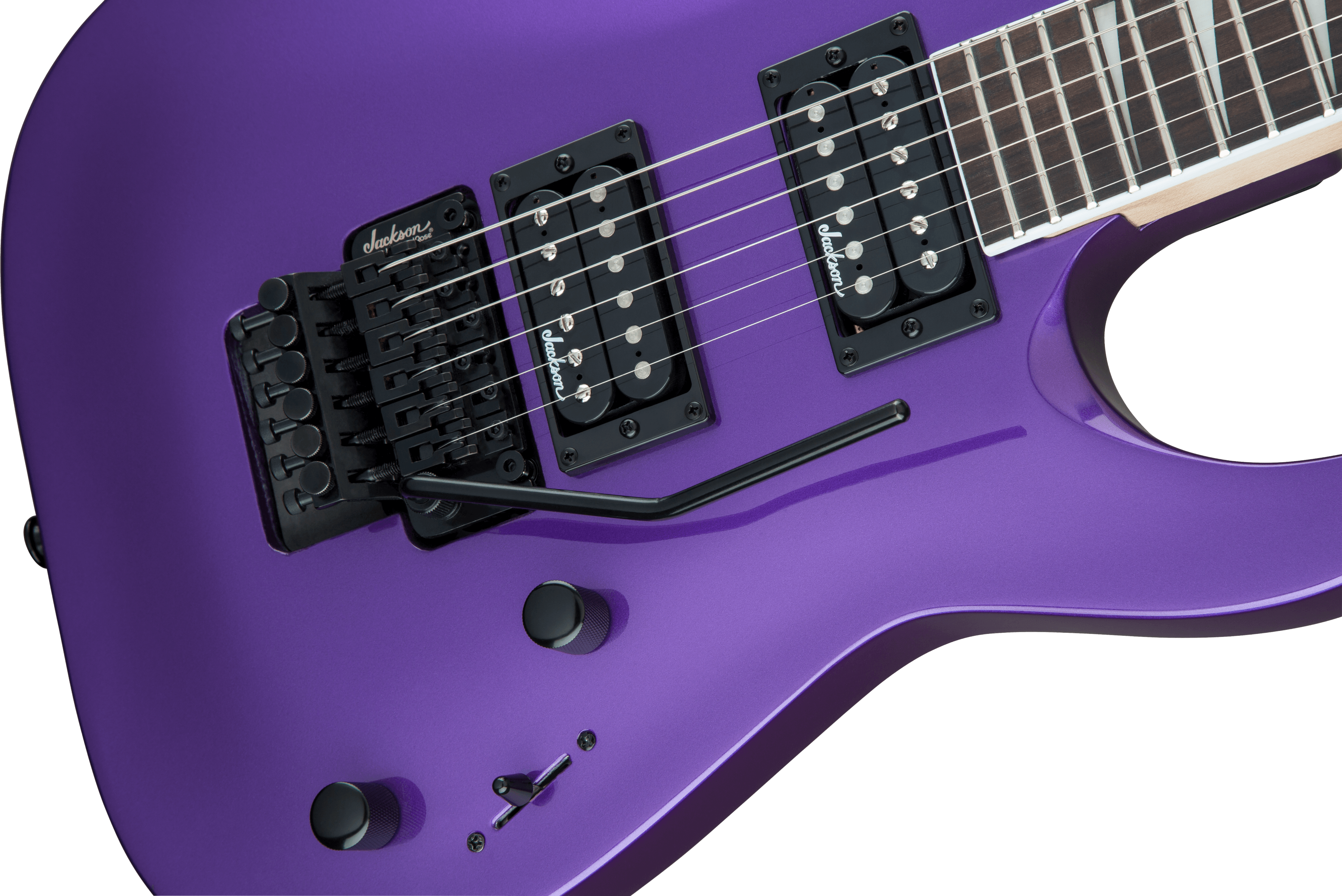 Jackson JS Series Dinky Arch Top JS32 DKA, Amaranth Fingerboard, Pavo Purple - Metronome Music Inc.