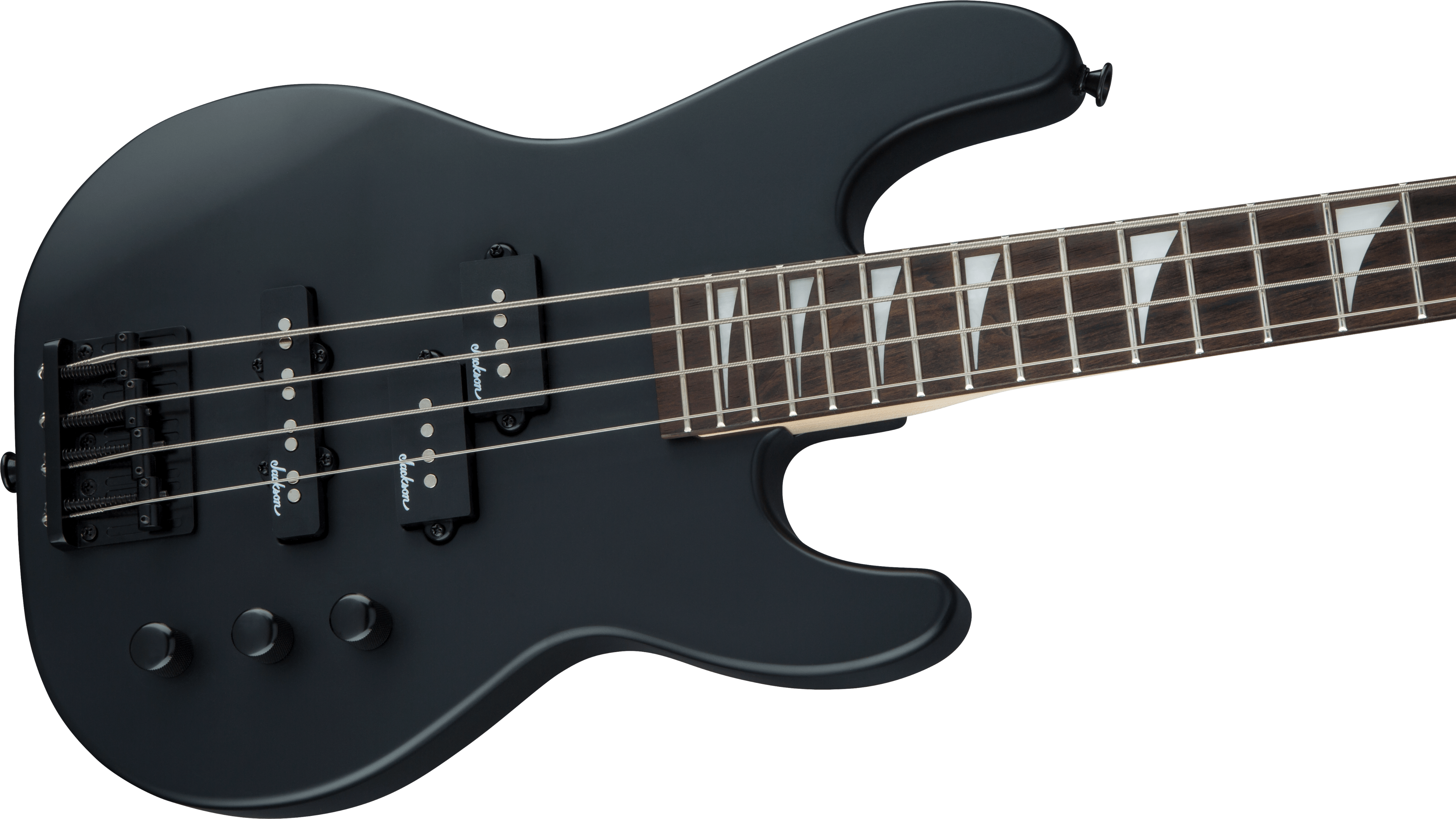 Jackson JS Series Concert Bass Minion JS1X, Amaranth - Satin Black - Metronome Music Inc.