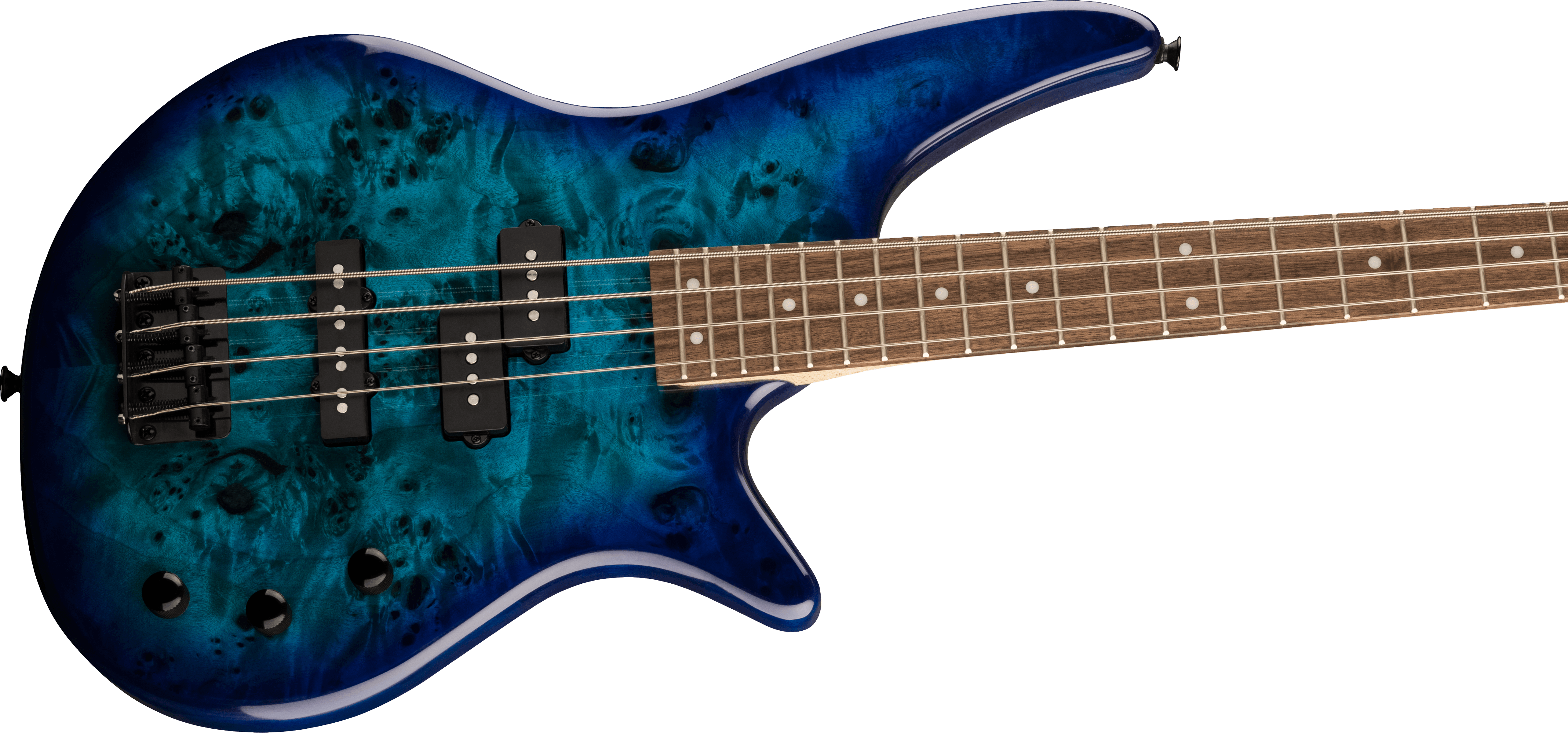 Jackson JS Series Spectra Bass JS2P, Laurel - Blue Burst - Metronome Music Inc.