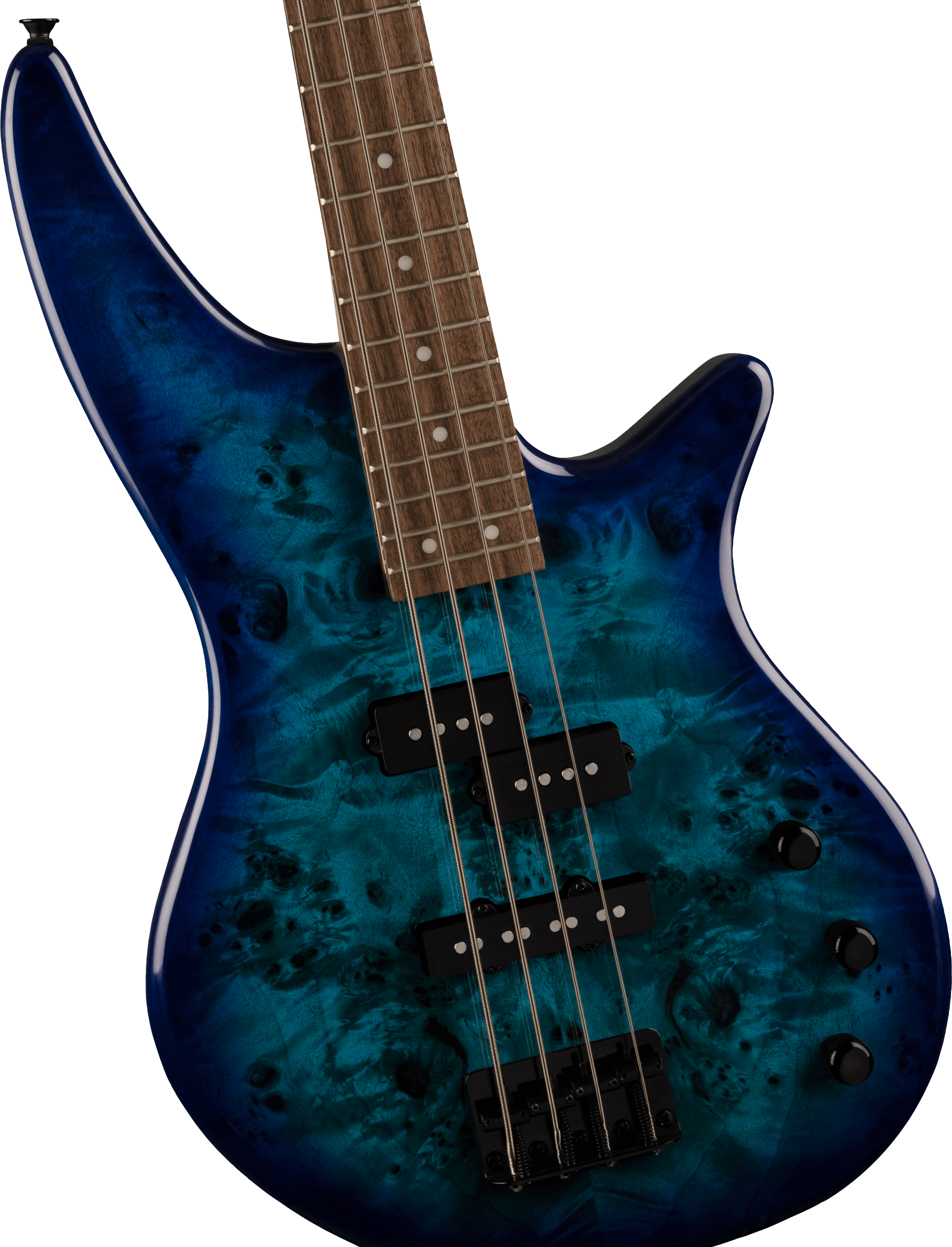 Jackson JS Series Spectra Bass JS2P, Laurel - Blue Burst - Metronome Music Inc.