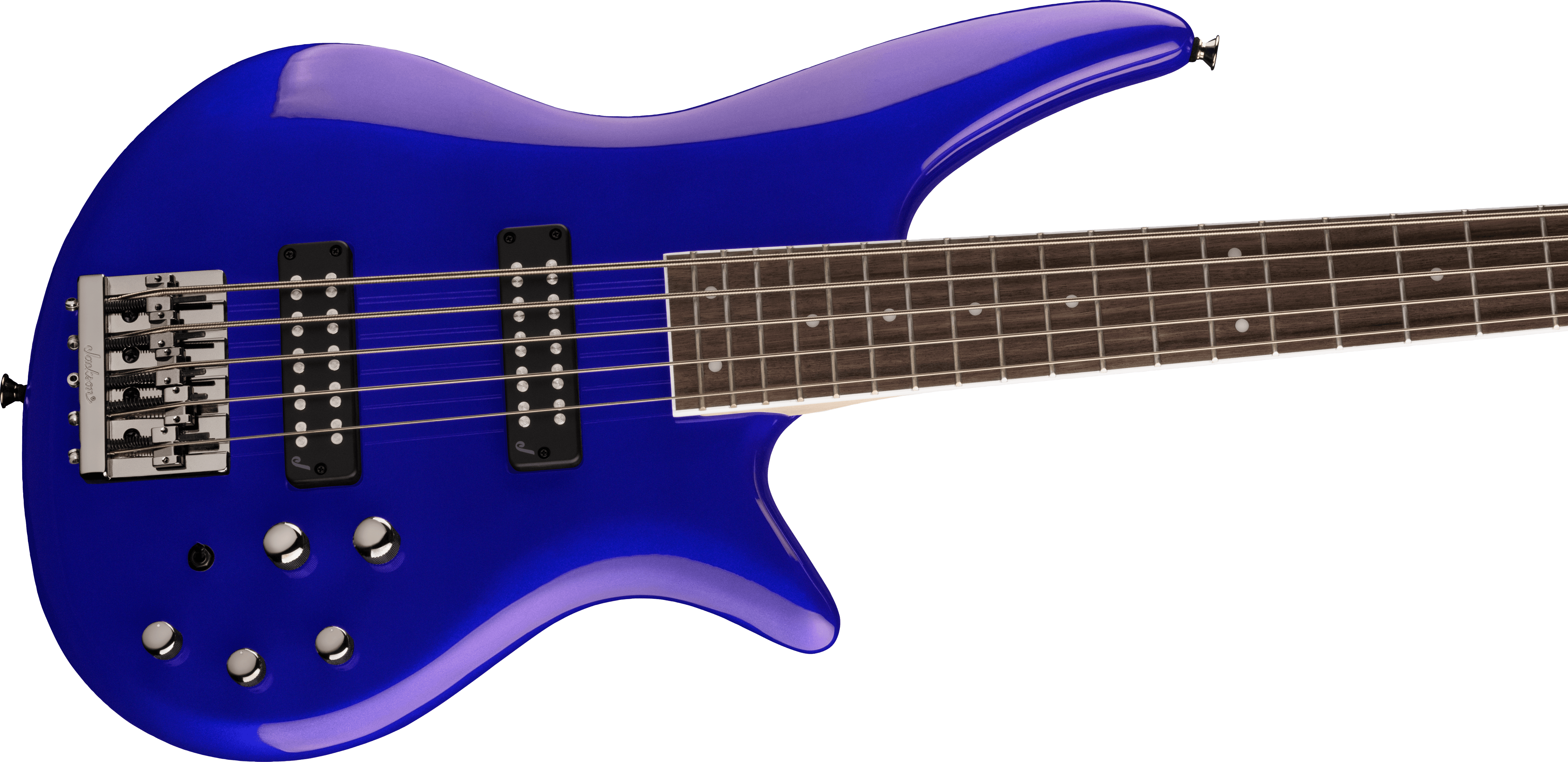 Jackson JS Series Spectra Bass JS3V, Laurel - Indigo Blue - Metronome Music Inc.