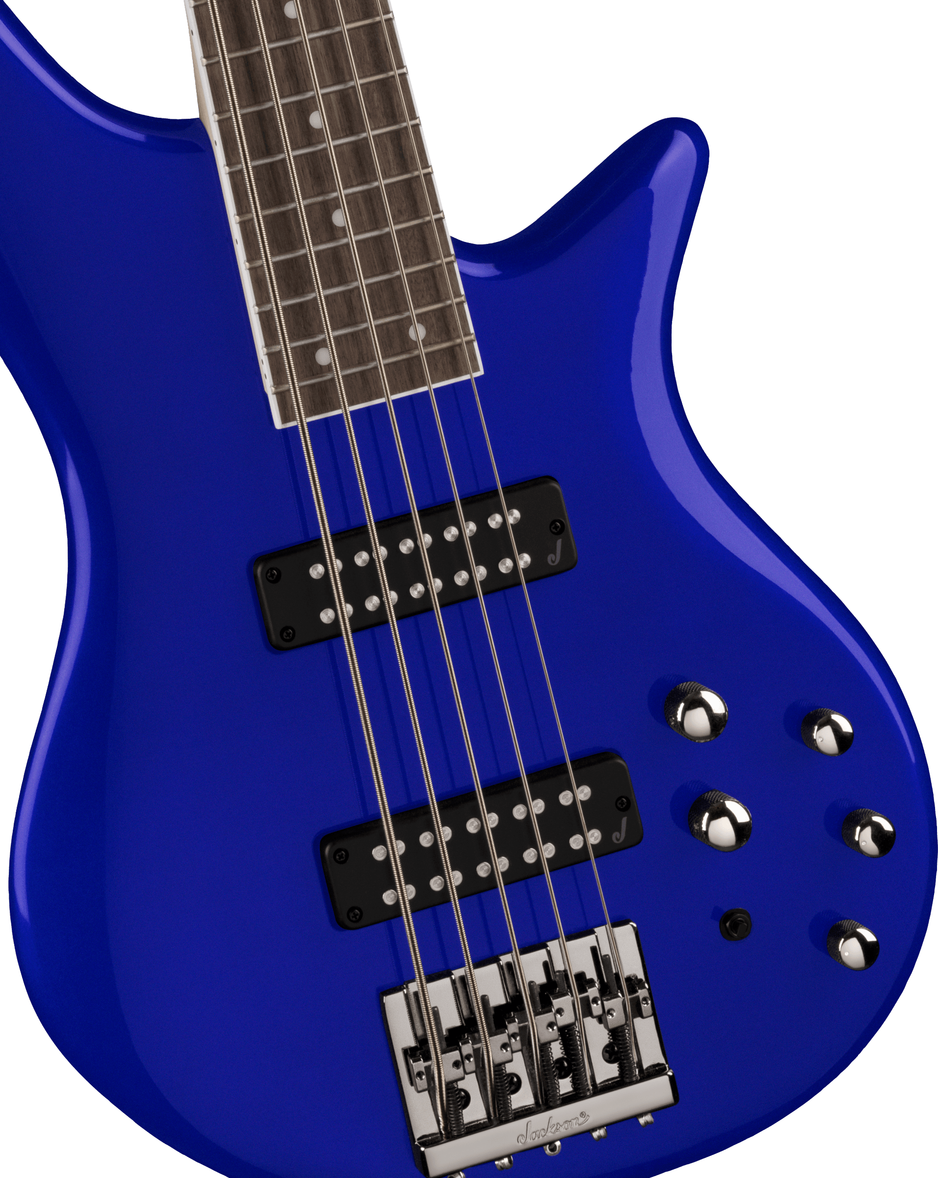 Jackson JS Series Spectra Bass JS3V, Laurel - Indigo Blue - Metronome Music Inc.