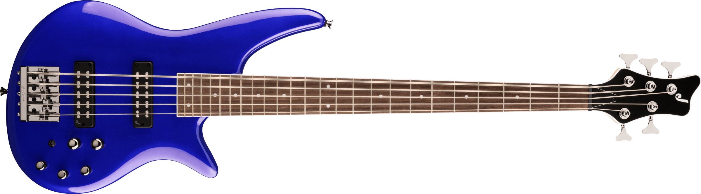 Jackson JS Series Spectra Bass JS3V, Laurel - Indigo Blue - Metronome Music Inc.