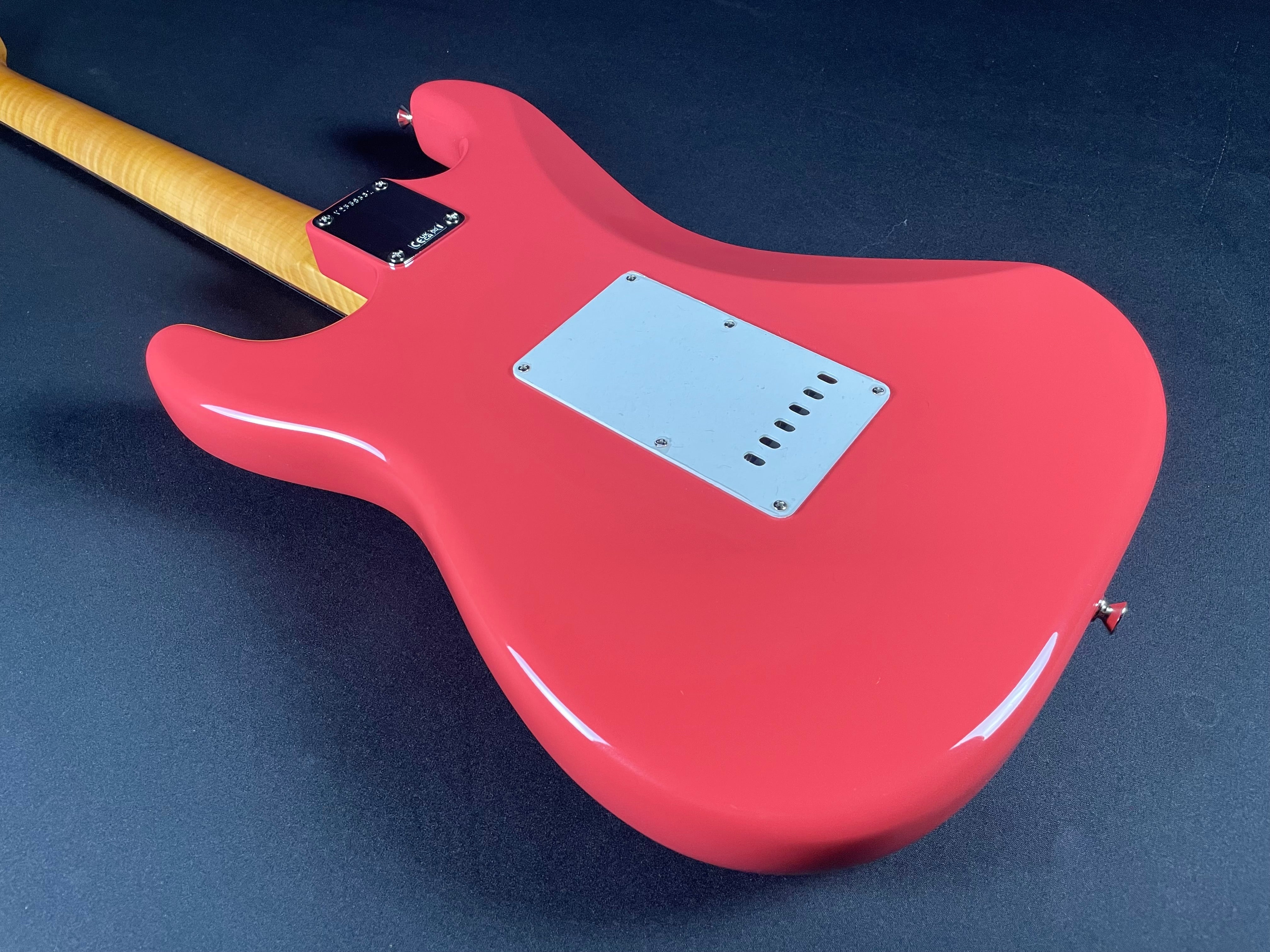Fender Limited Edition American Vintage II 1961 Stratocaster Fiesta Red w/3A Flame Maple Neck - Metronome Music Inc.