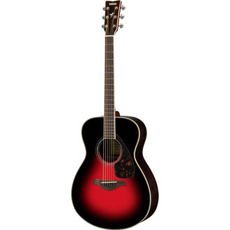 Yamaha FS830-DSR Small-Body Acoustic Guitar Dusk Sun Red