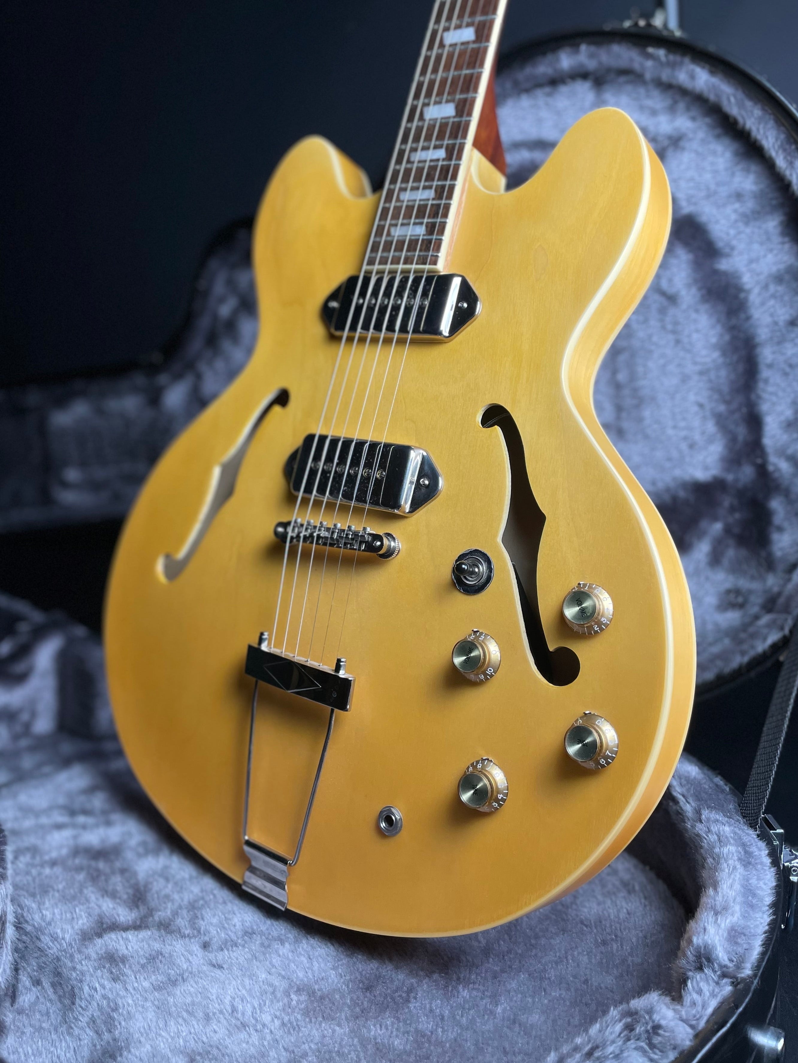 Epiphone Inspired by John Lennon Casino E230TD w/OHSC - Natural (2012) - Metronome Music Inc.