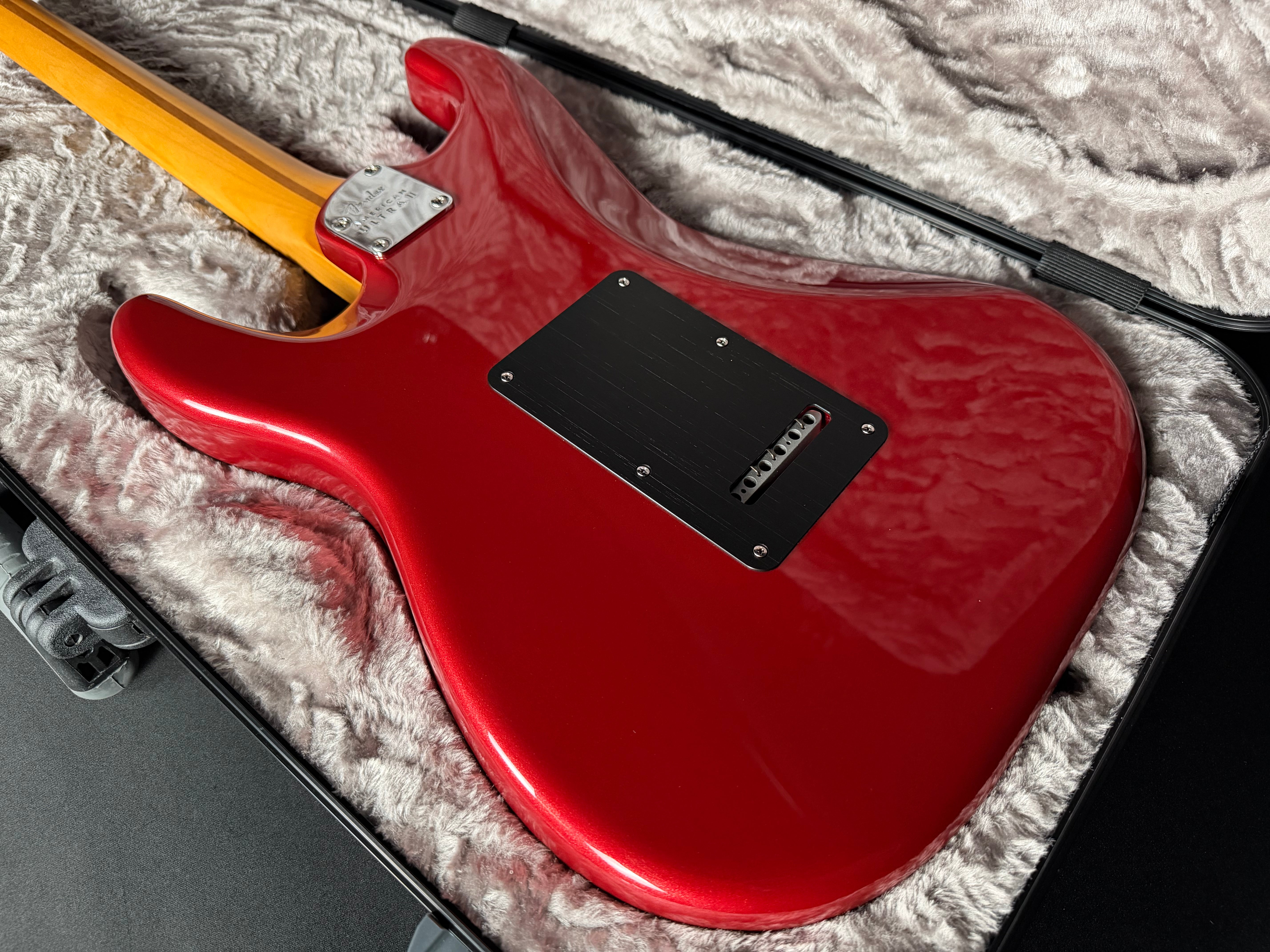 Fender American Ultra II Stratocaster w/OHSC - Sinister Red (Used)