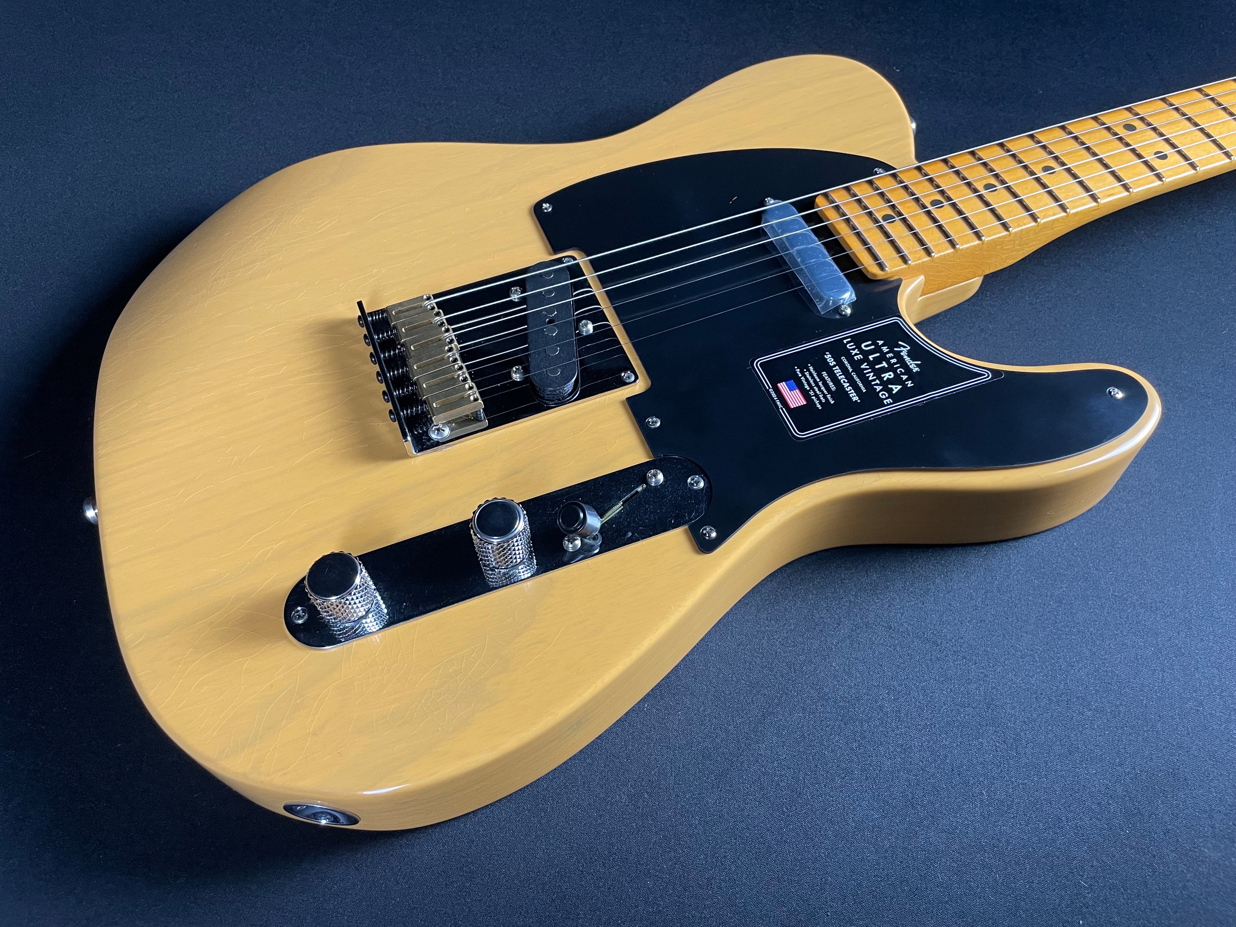 Fender American Ultra Luxe Vintage '50s Telecaster - Butterscotch Blonde - Metronome Music Inc.