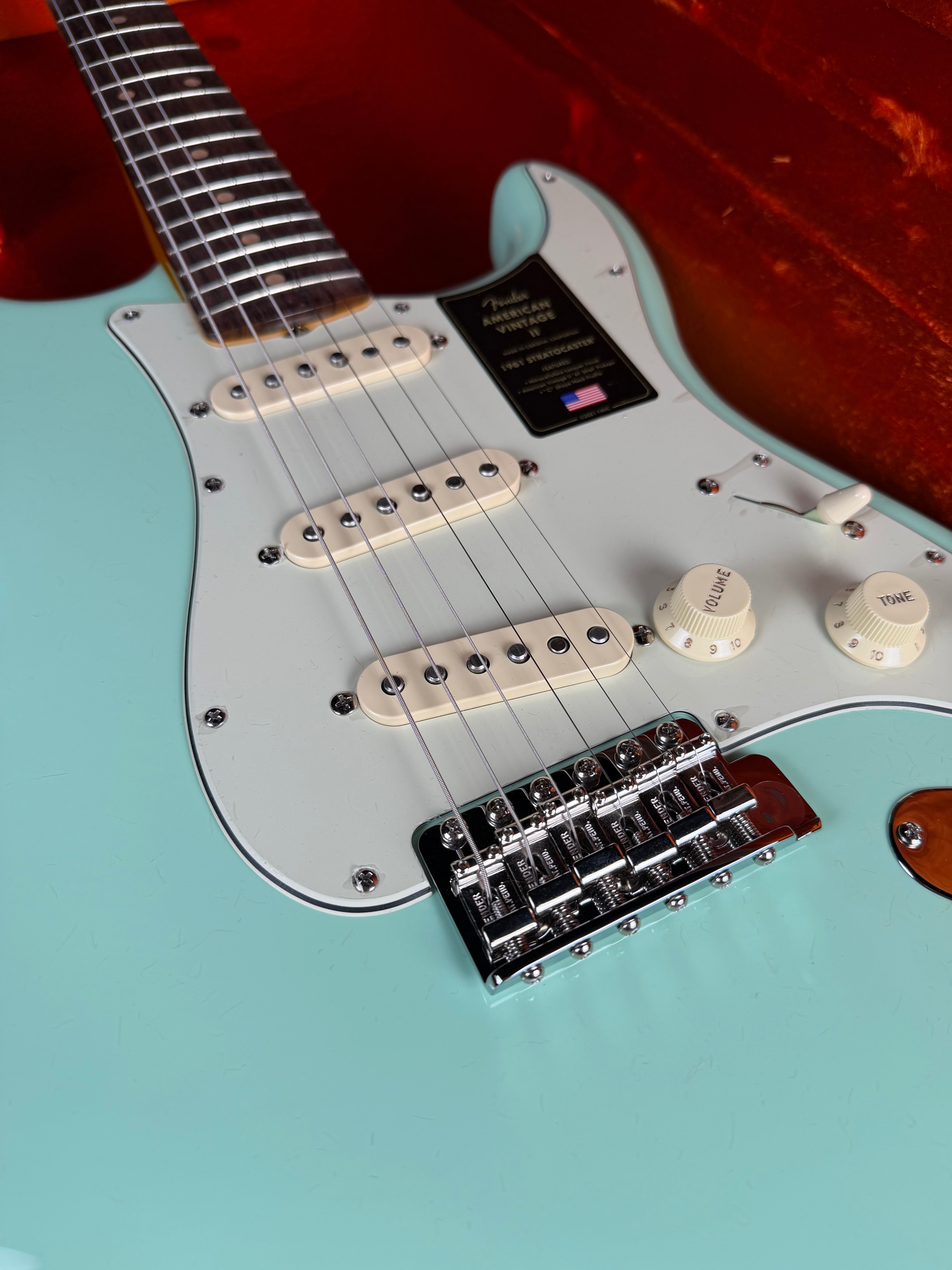 Fender American Vintage II 1961 Stratocaster, Rosewood - Surf Green (2026)