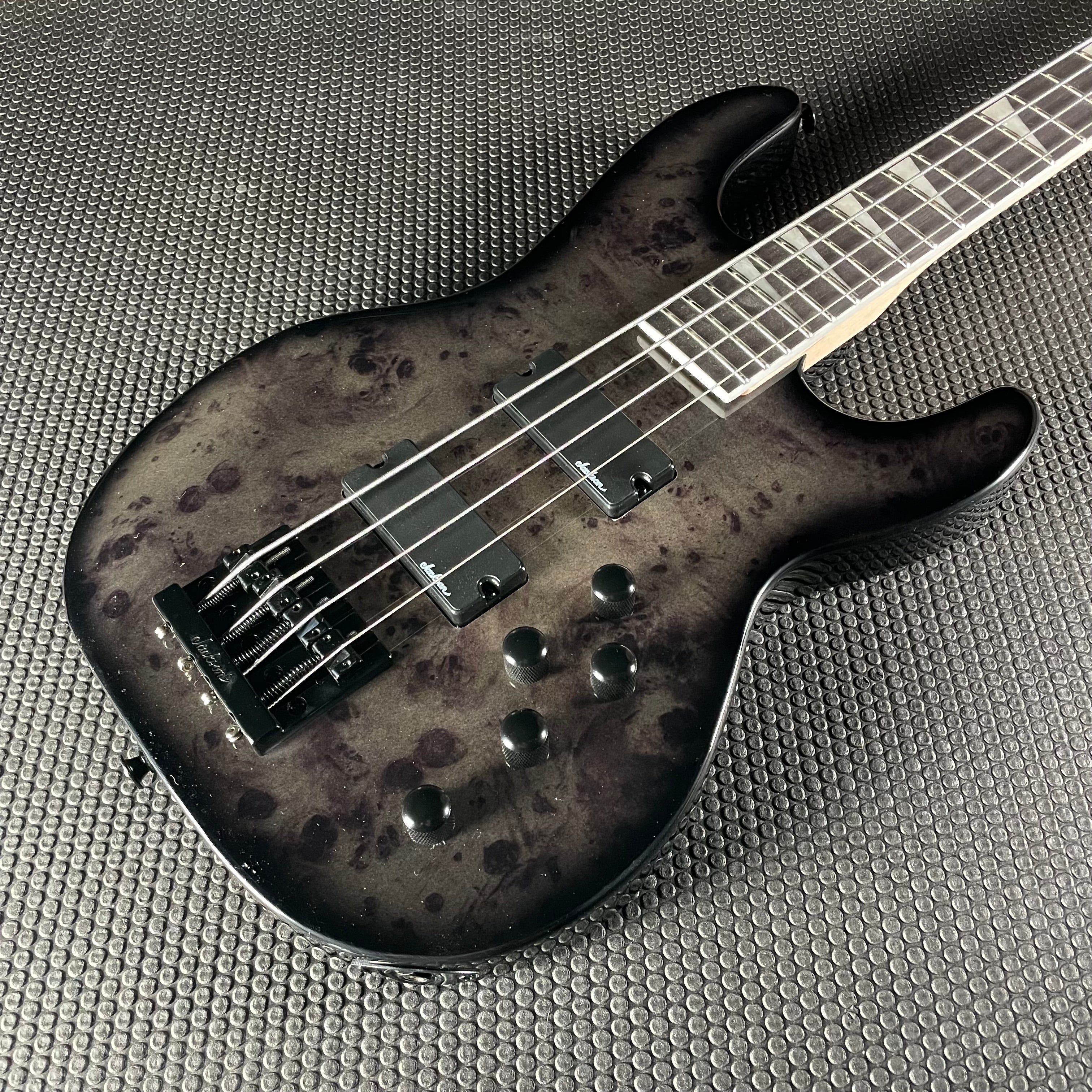 Jackson JS Series Concert Bass CB JS3P, Amaranth - Transparent Black - Metronome Music Inc.