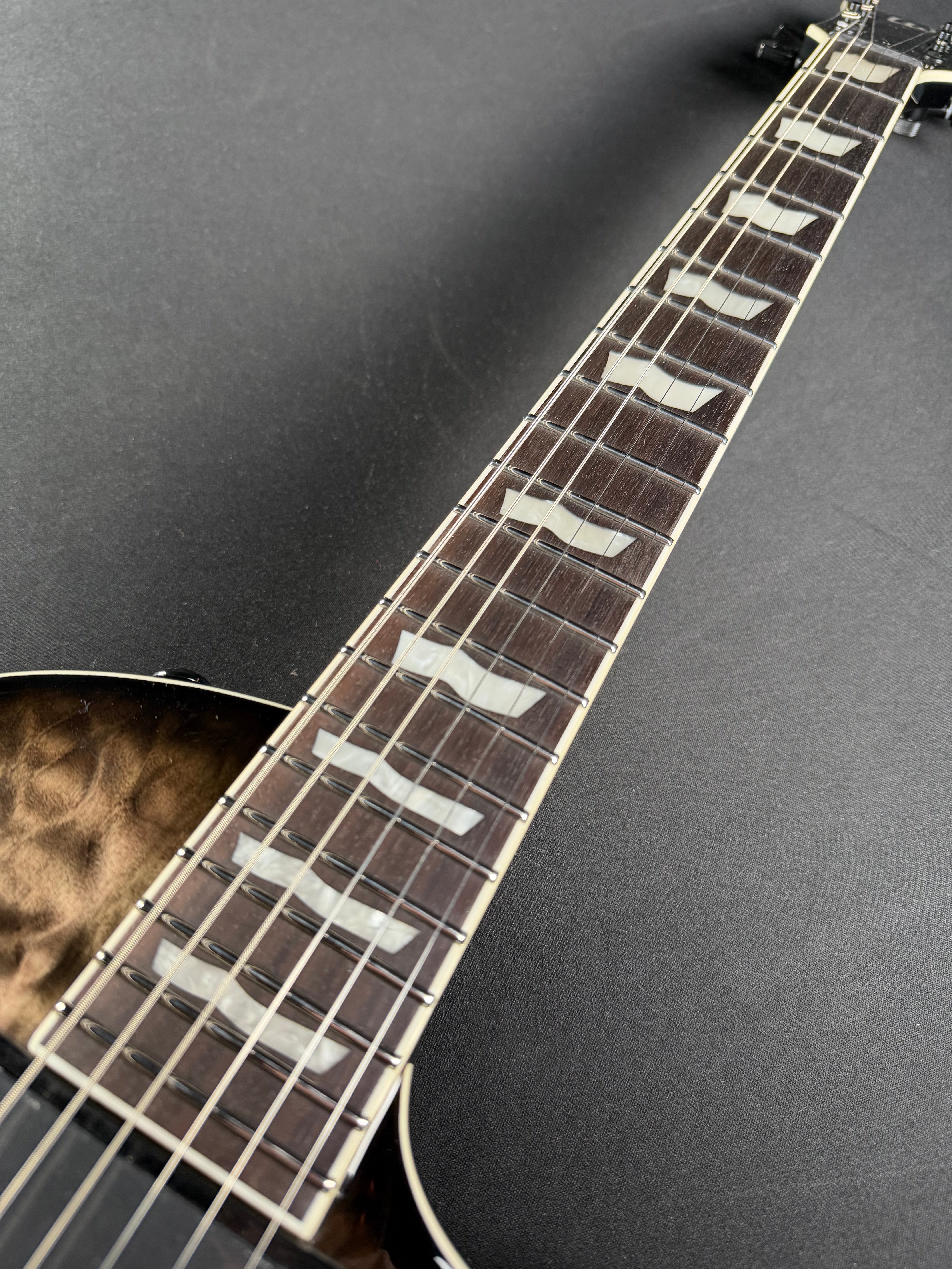 LTD EC-400QM See Thru Black Sunburst - Metronome Music Inc.