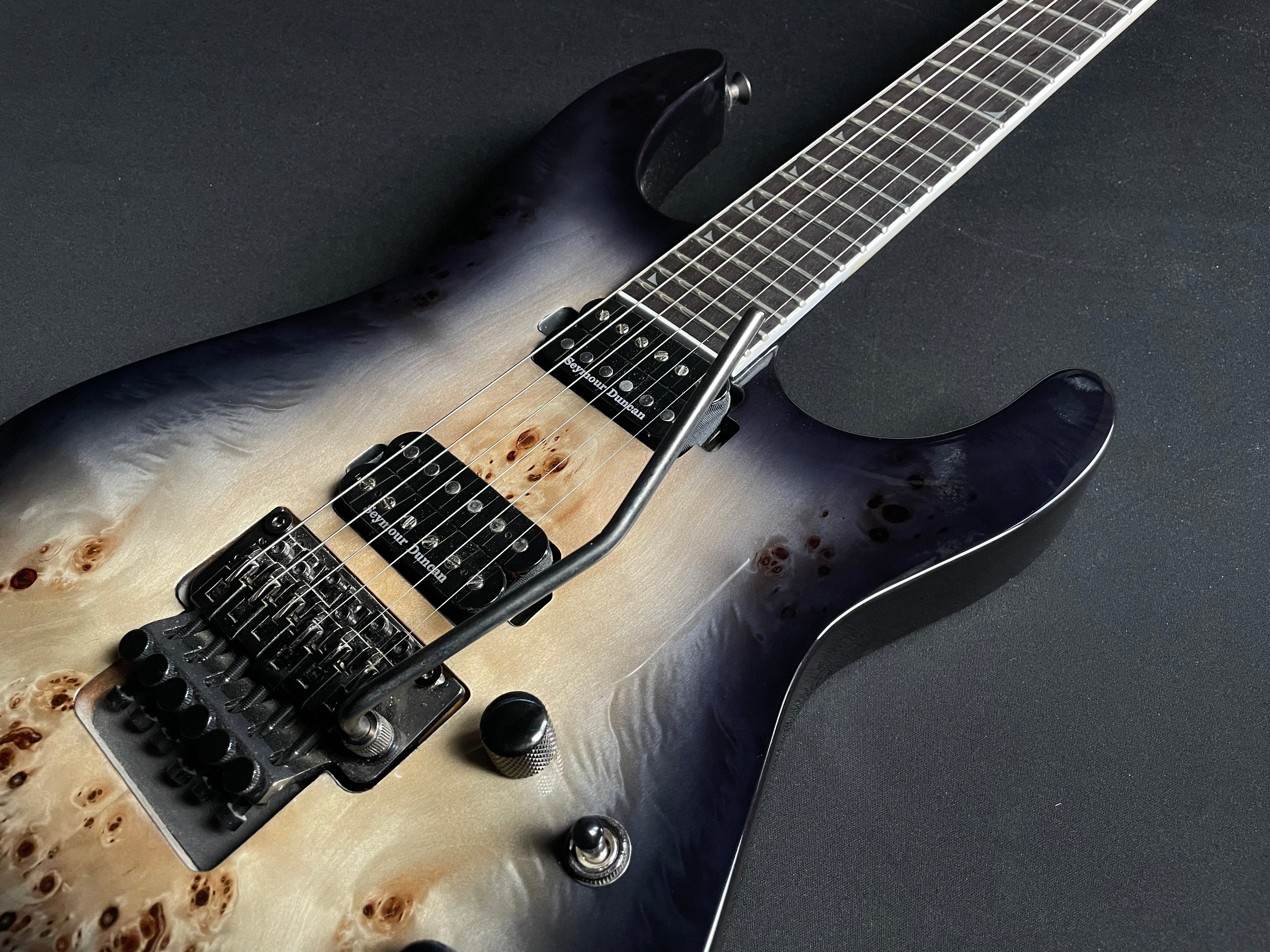 Jackson Pro Series Soloist SL2P MAH Ebony - Transparent Black Burst (2021) - Metronome Music Inc.