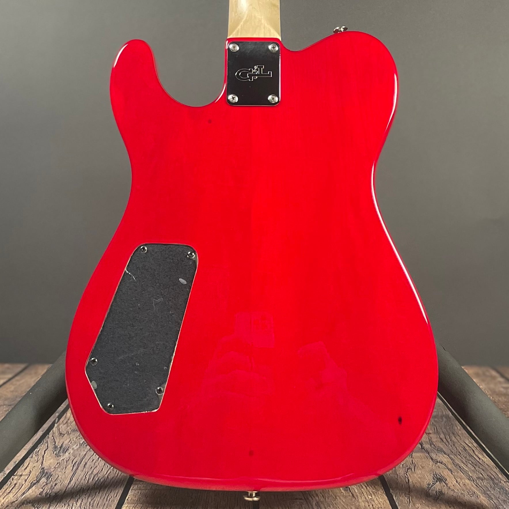 G&L ASAT Special Deluxe Custom w/OHSC - Trans Red (2003) - Metronome Music Inc.