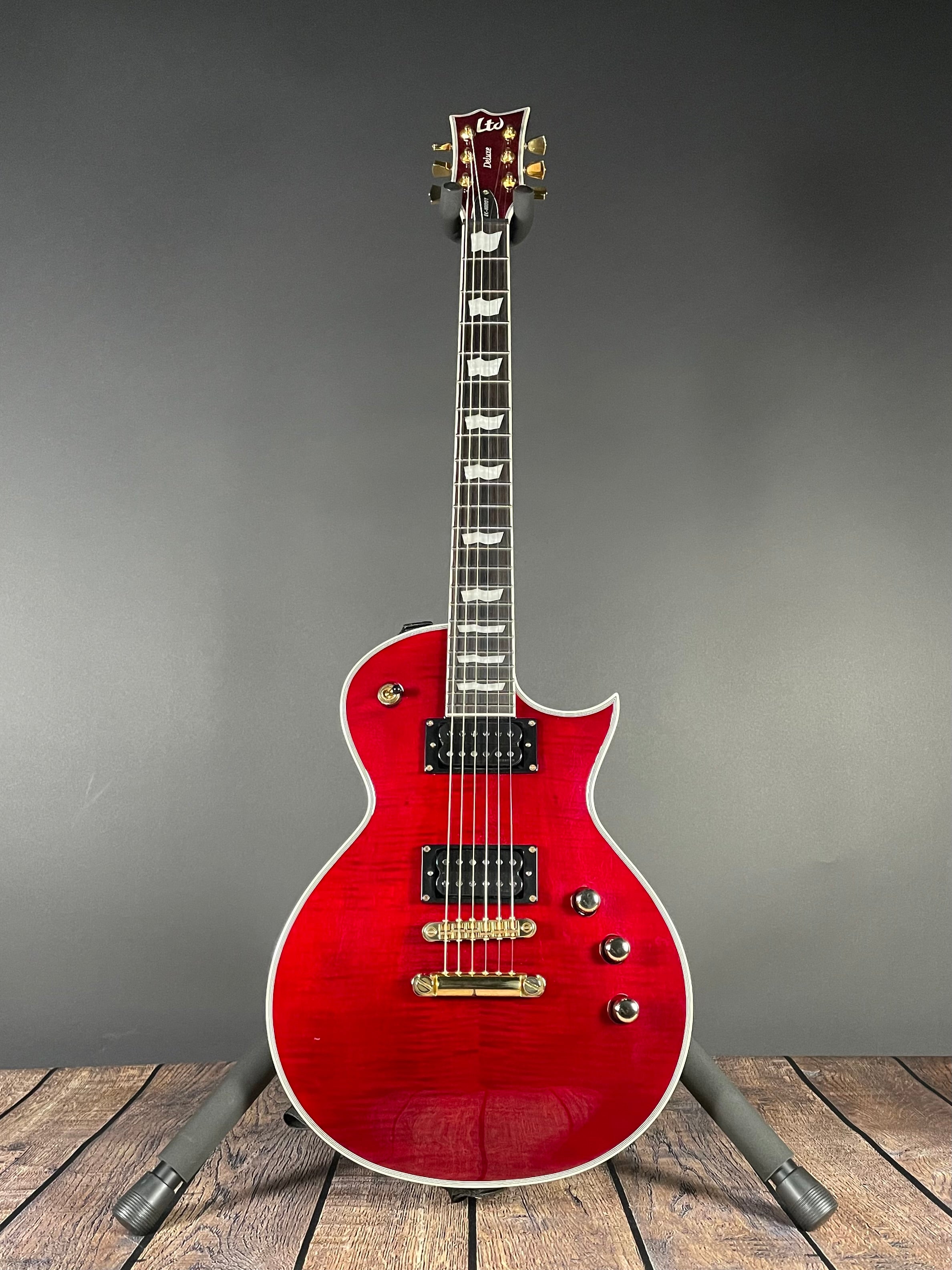 ESP LTD EC-1000T CTM - See-Thru Black Cherry (2021) - Metronome Music Inc.