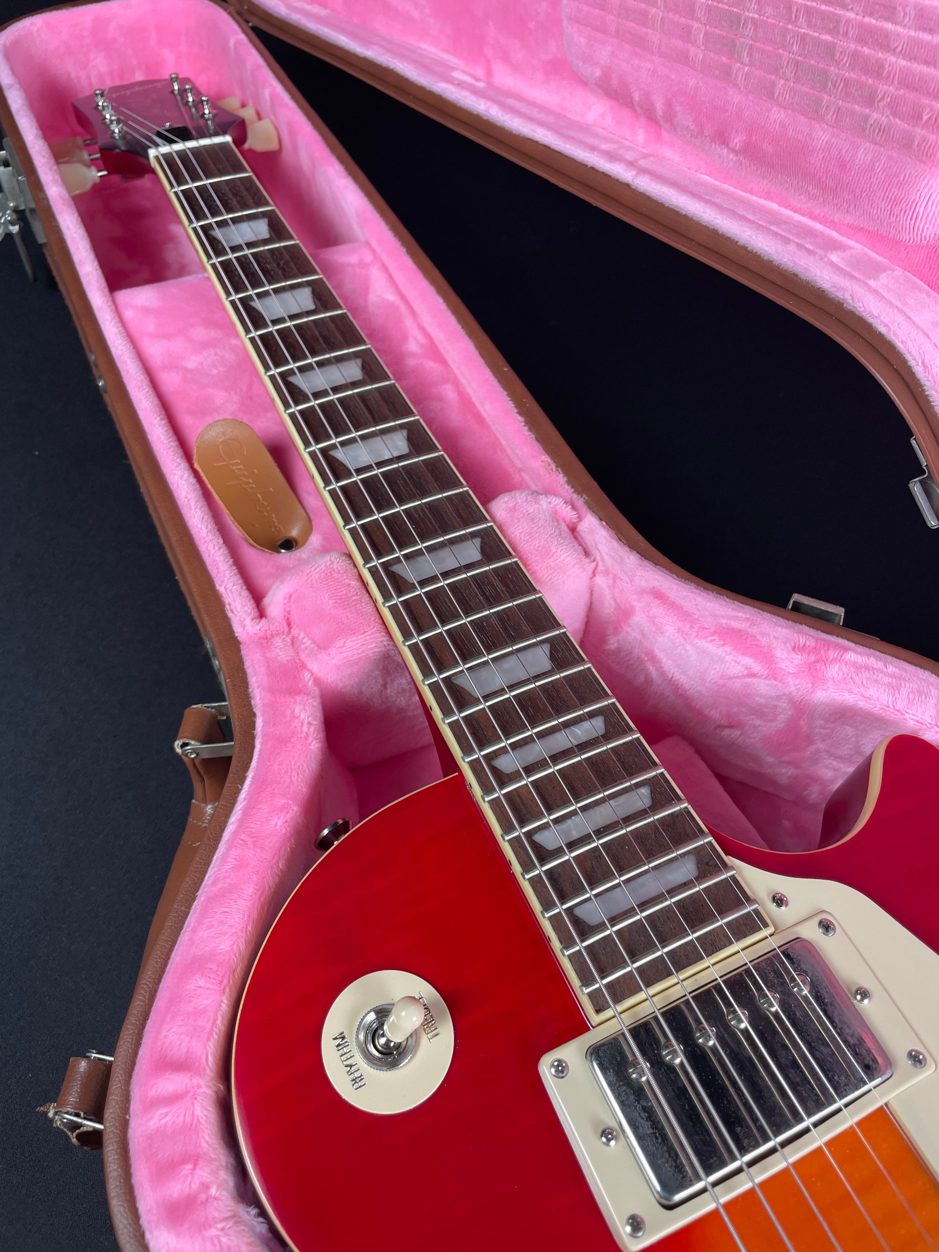 Epiphone 1959 Les Paul Standard w/OHSC - Aged Dark Cherry Burst (Used) - Metronome Music Inc.