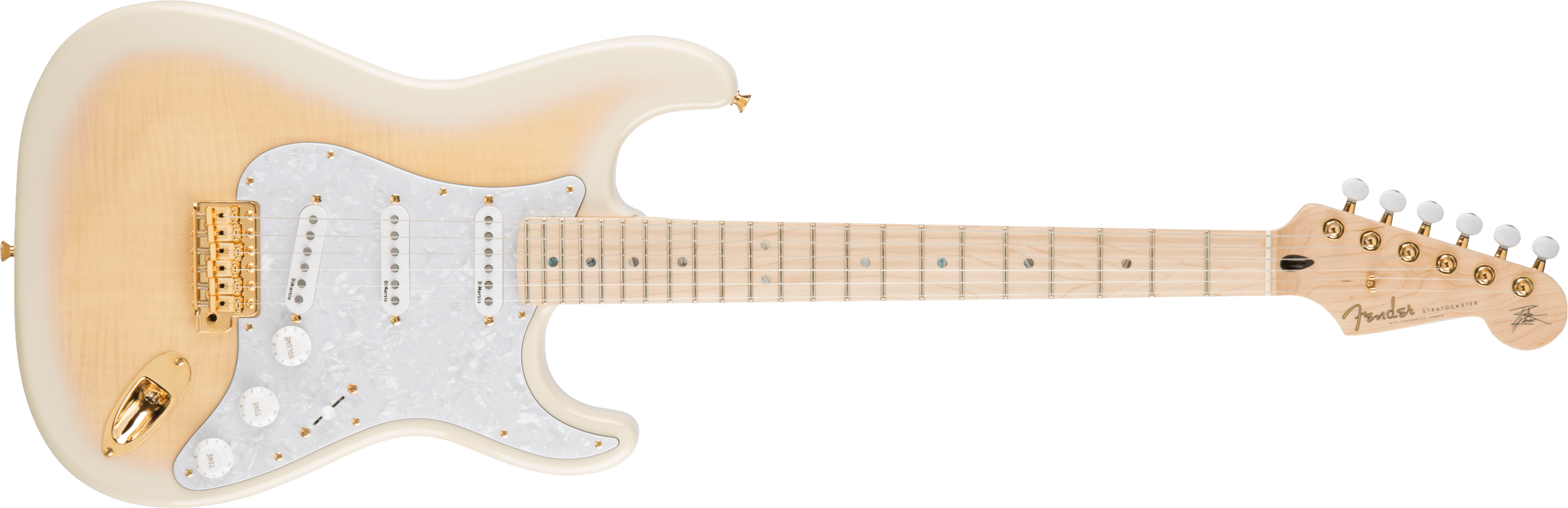 Fender Richie Kotzen Stratocaster, Maple Fingerboard, Transparent White Burst - Metronome Music Inc.