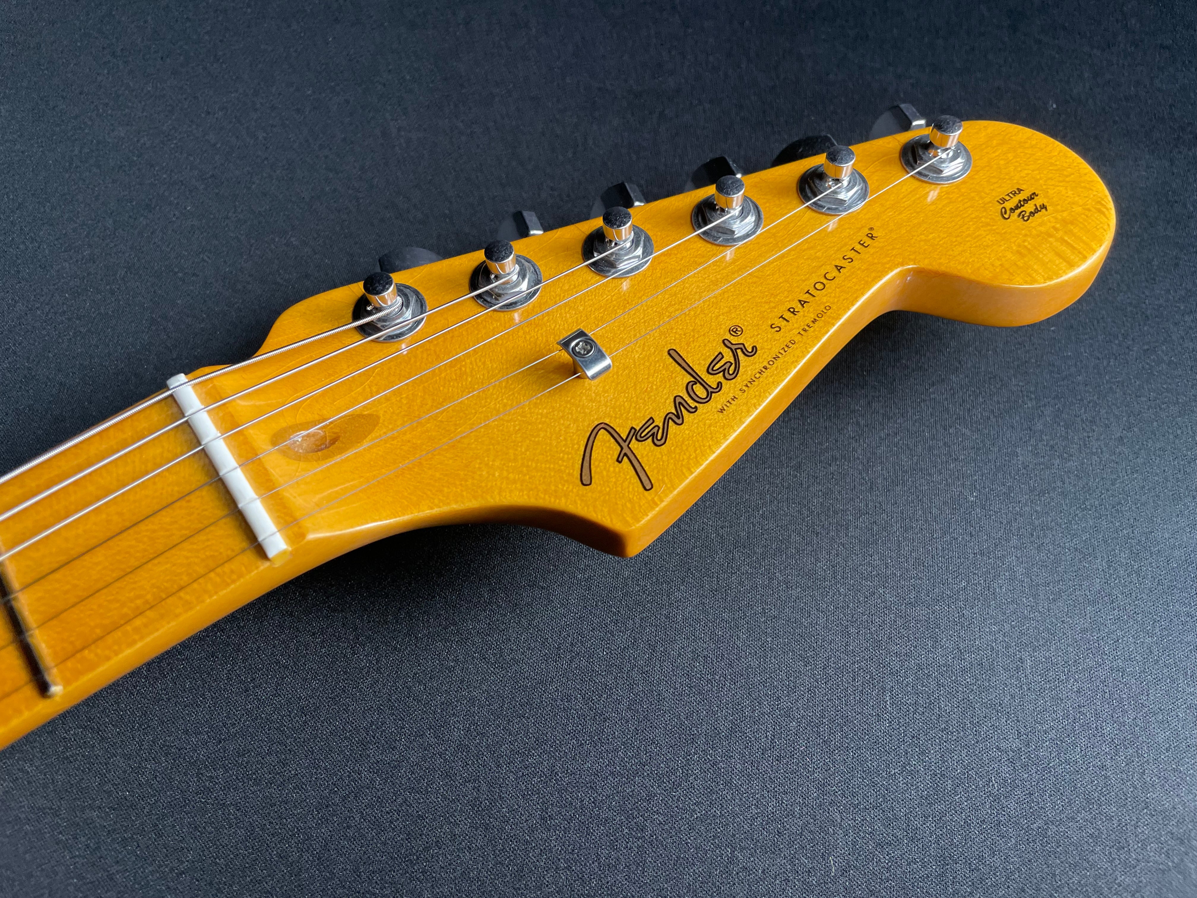 Fender American Ultra Luxe Vintage '50s Stratocaster - 3-Color Sunburst - Metronome Music Inc.