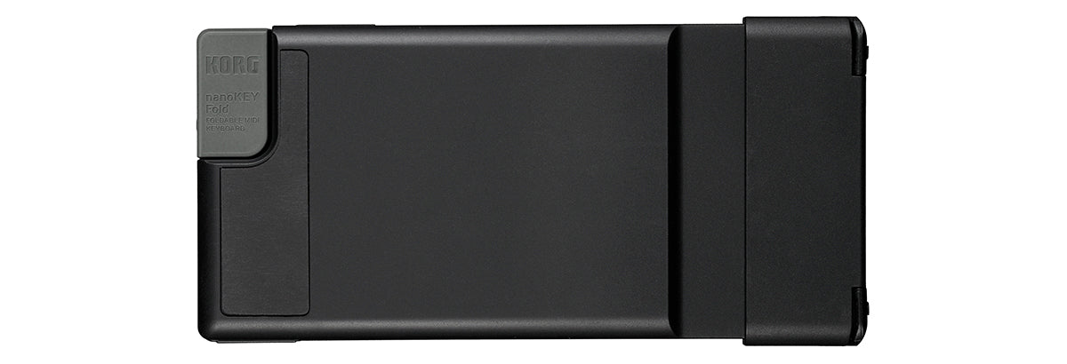 Korg nanoKEY Fold Foldable MIDI Keyboard - White - Metronome Music Inc.