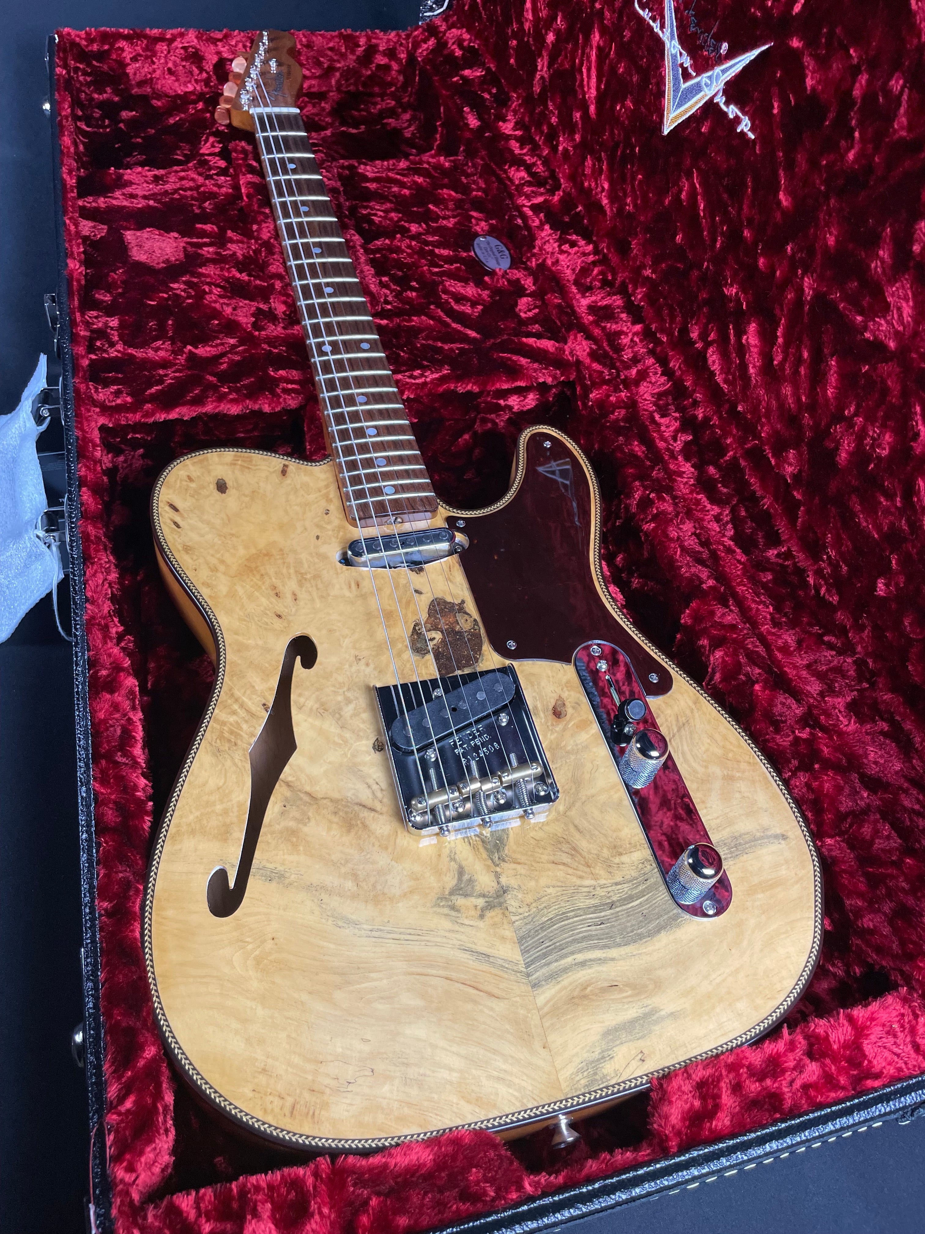 Fender Custom Shop Artisan Buckeye Double Esquire, NOS - Aged Natural