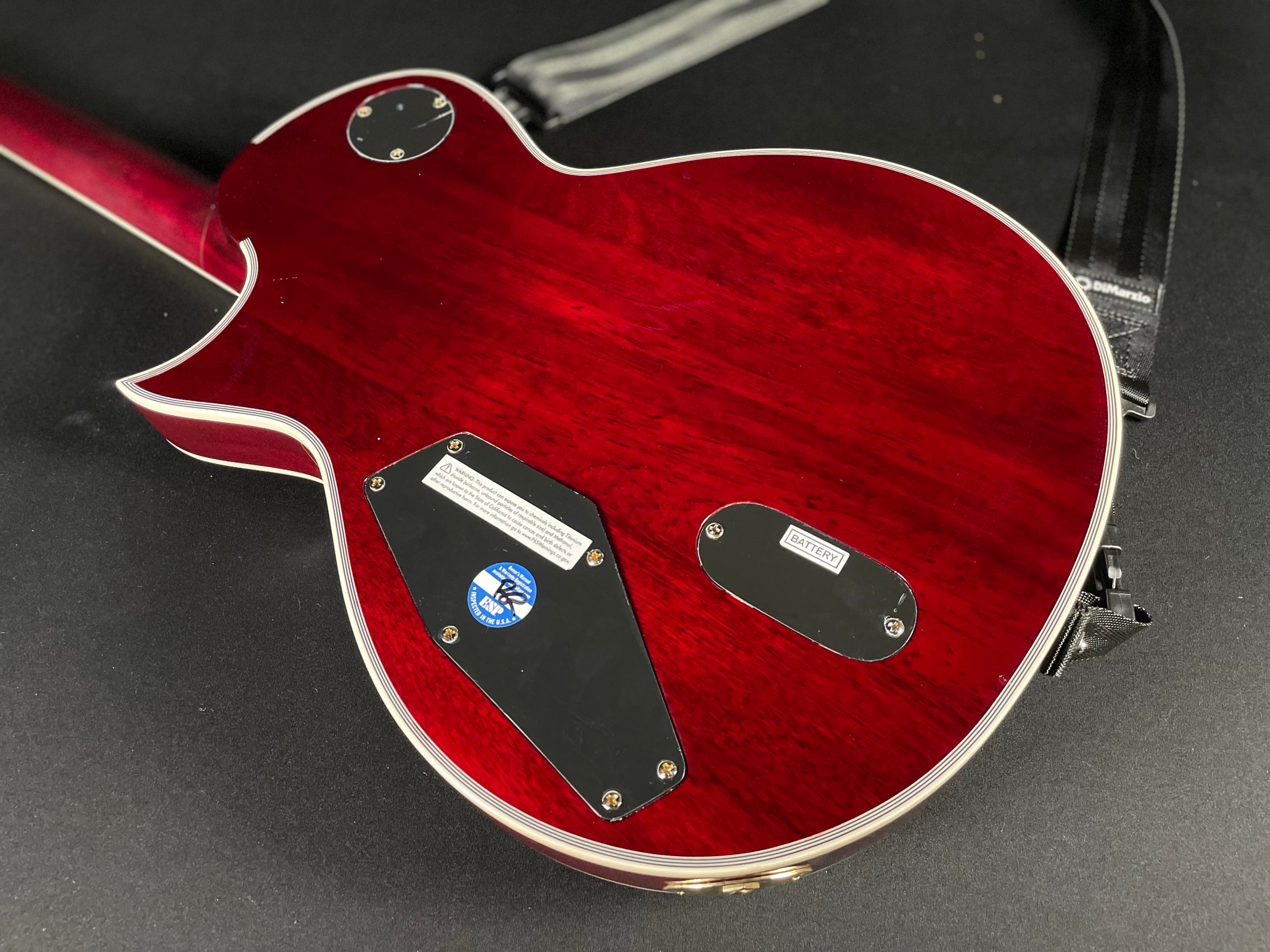 ESP LTD EC-1000T CTM - See-Thru Black Cherry (2021) - Metronome Music Inc.