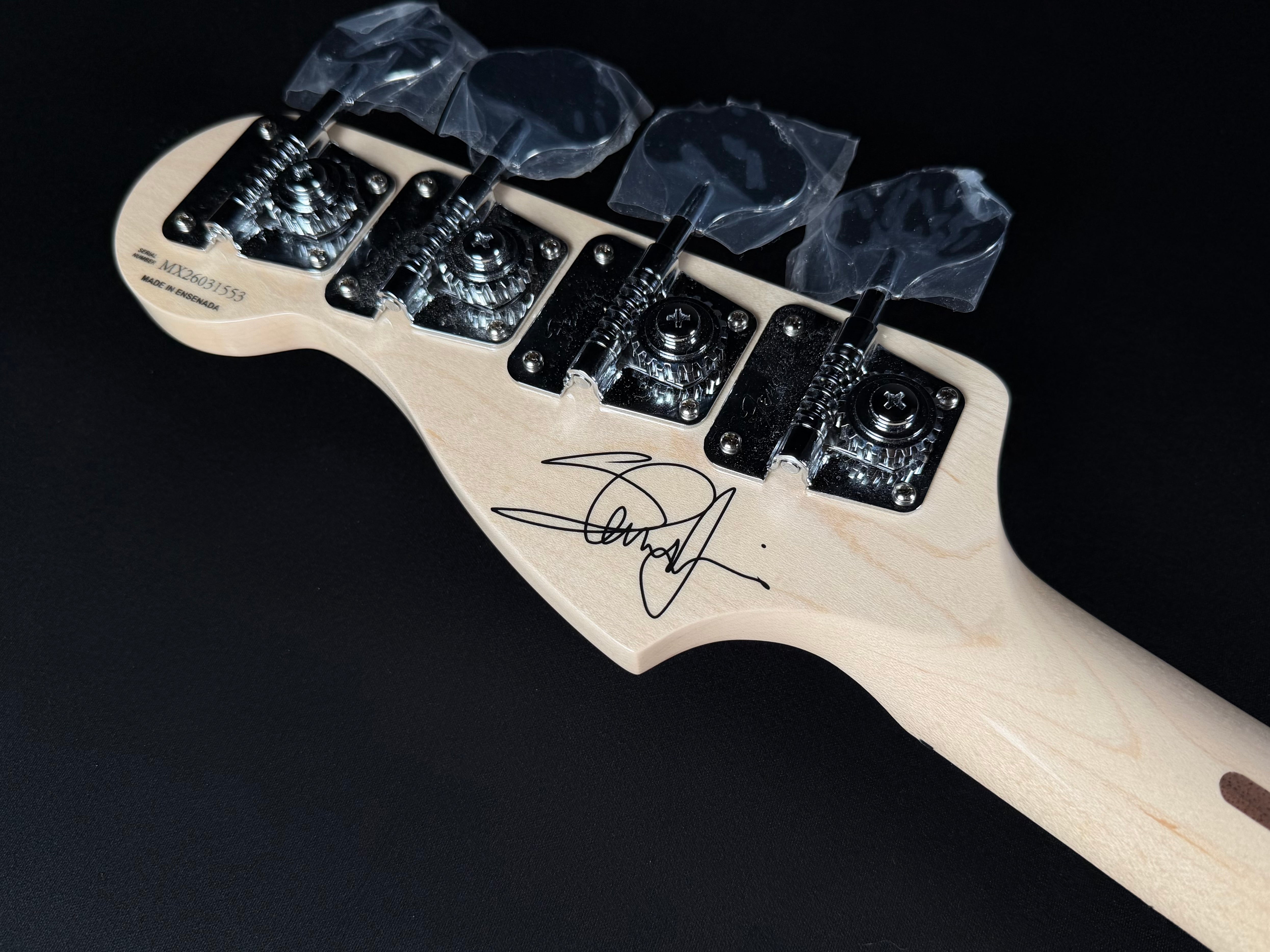 Fender Limited Edition 50th Anniversary Steve Harris Precision Bass - Satin Black - Metronome Music Inc.