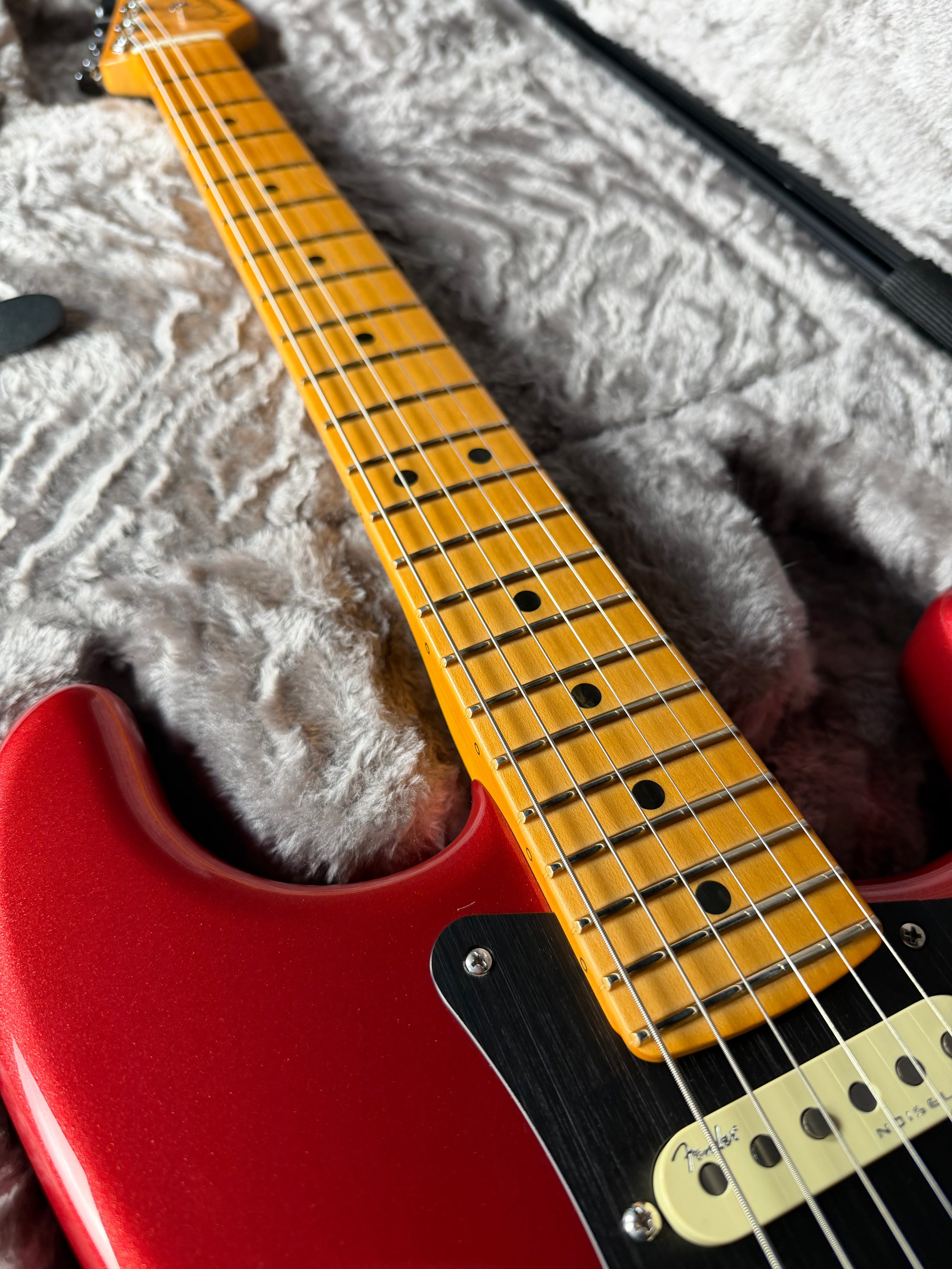 Fender American Ultra II Stratocaster w/OHSC - Sinister Red (Used)