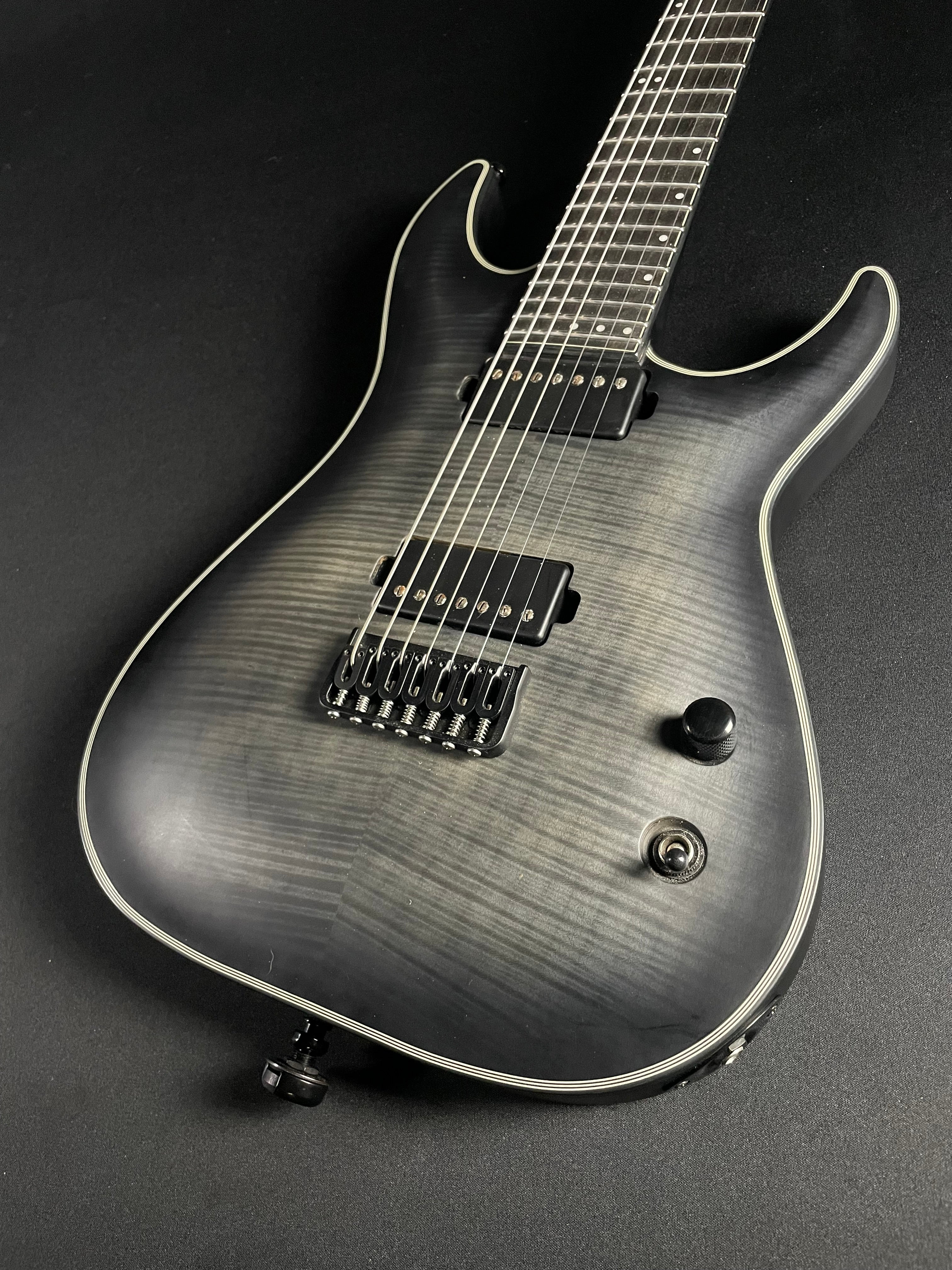 Schecter Keith Merrow Signature KM-7 - Trans Black Burst (2015) - Metronome Music Inc.