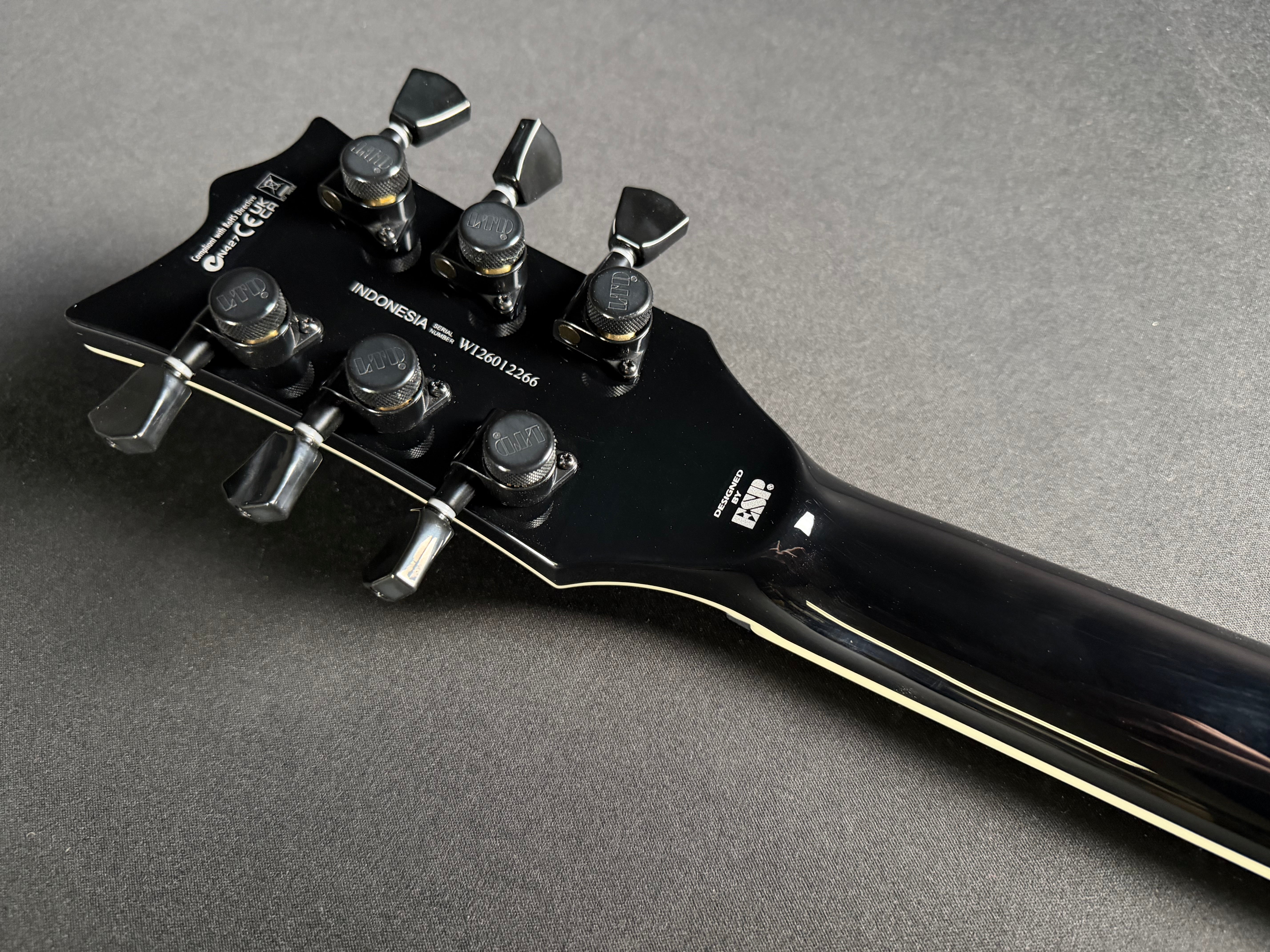 LTD EC-400QM See Thru Black Sunburst - Metronome Music Inc.