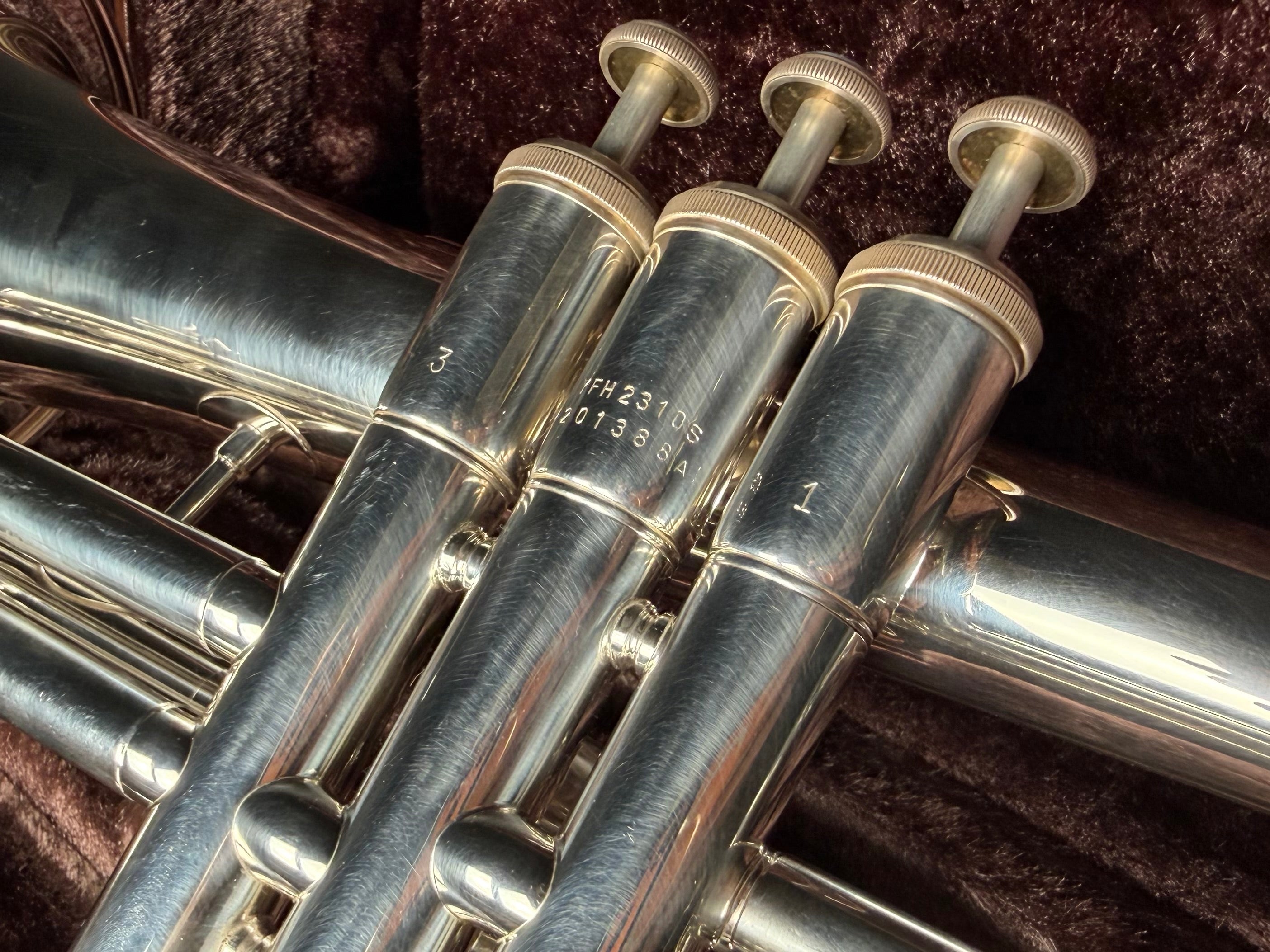 Yamaha YFH-2310S Flugelhorn w/Case Silver (Used) - Metronome Music Inc.