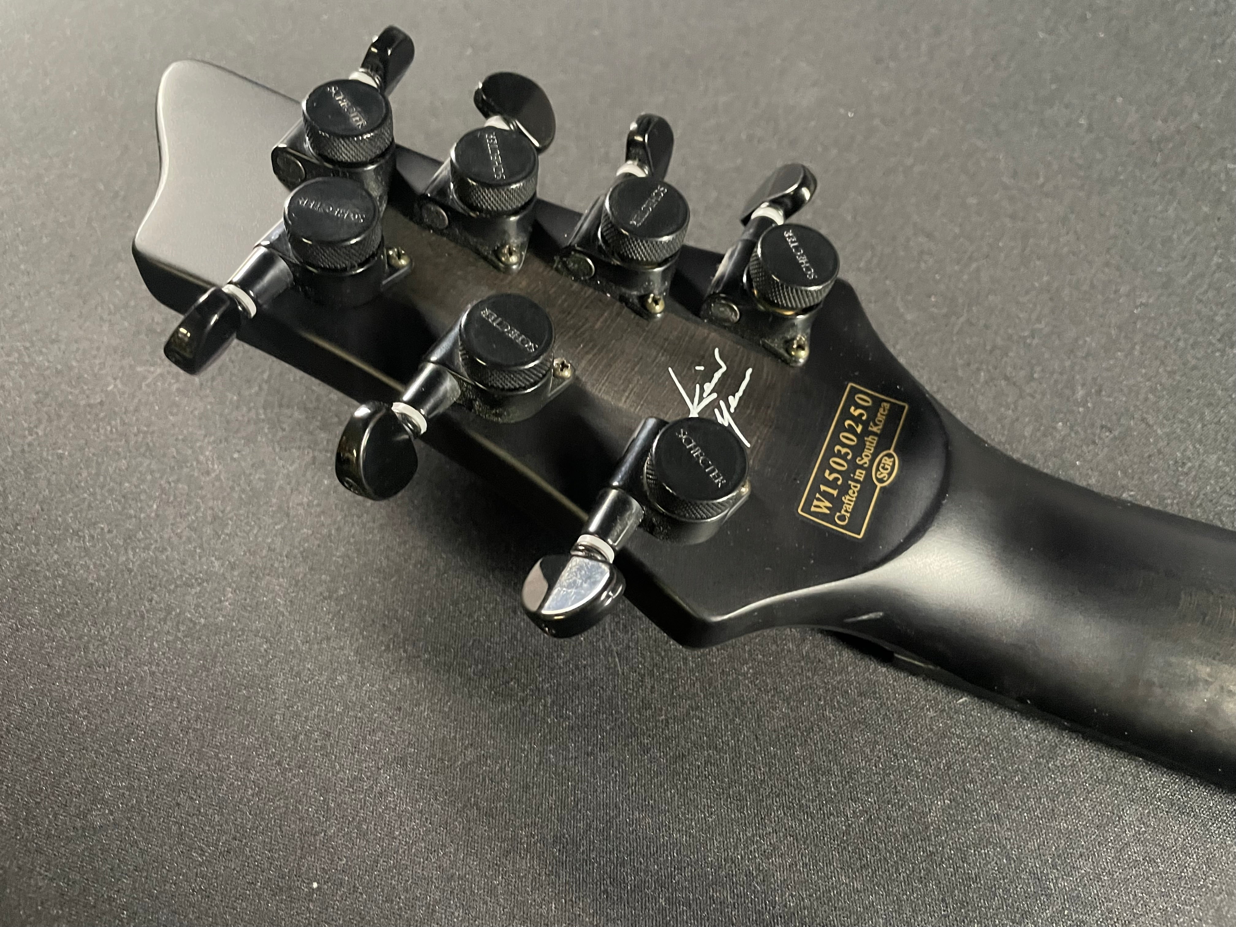 Schecter Keith Merrow Signature KM-7 - Trans Black Burst (2015) - Metronome Music Inc.