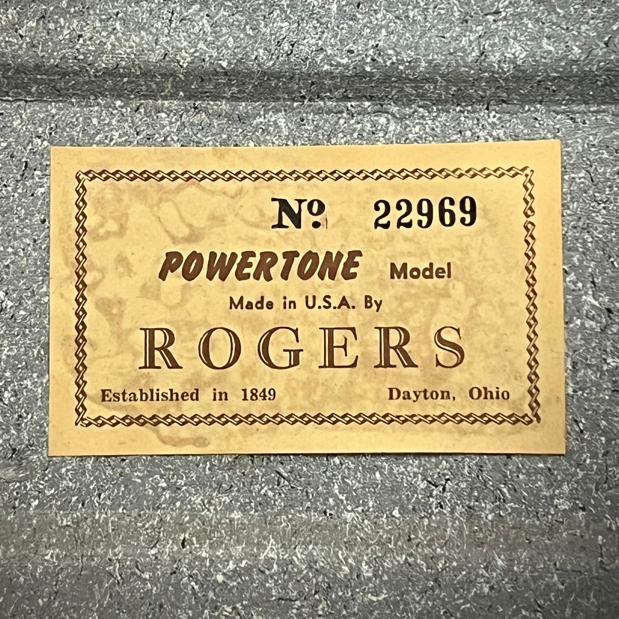 Rogers Holiday Swingtime Drum Kit, Fullerton - Red Onyx (Late 60s) - Metronome Music Inc.