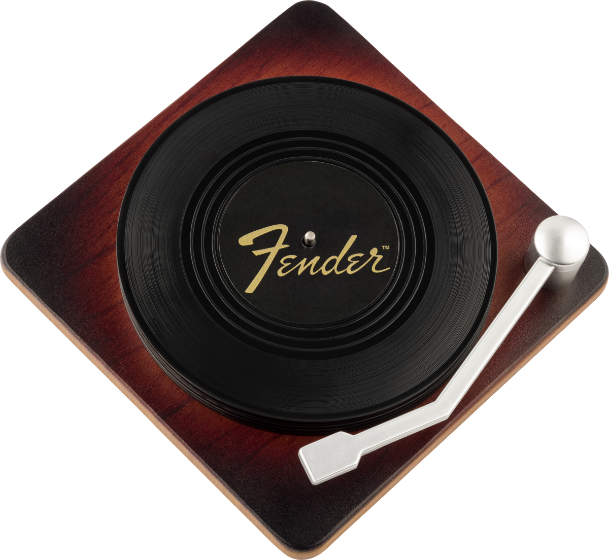 Fender Sunburst Turntable Coaster Set - Metronome Music Inc.