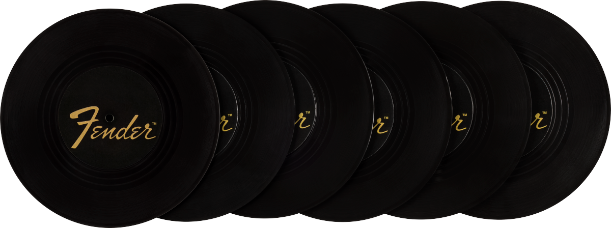 Fender Sunburst Turntable Coaster Set - Metronome Music Inc.