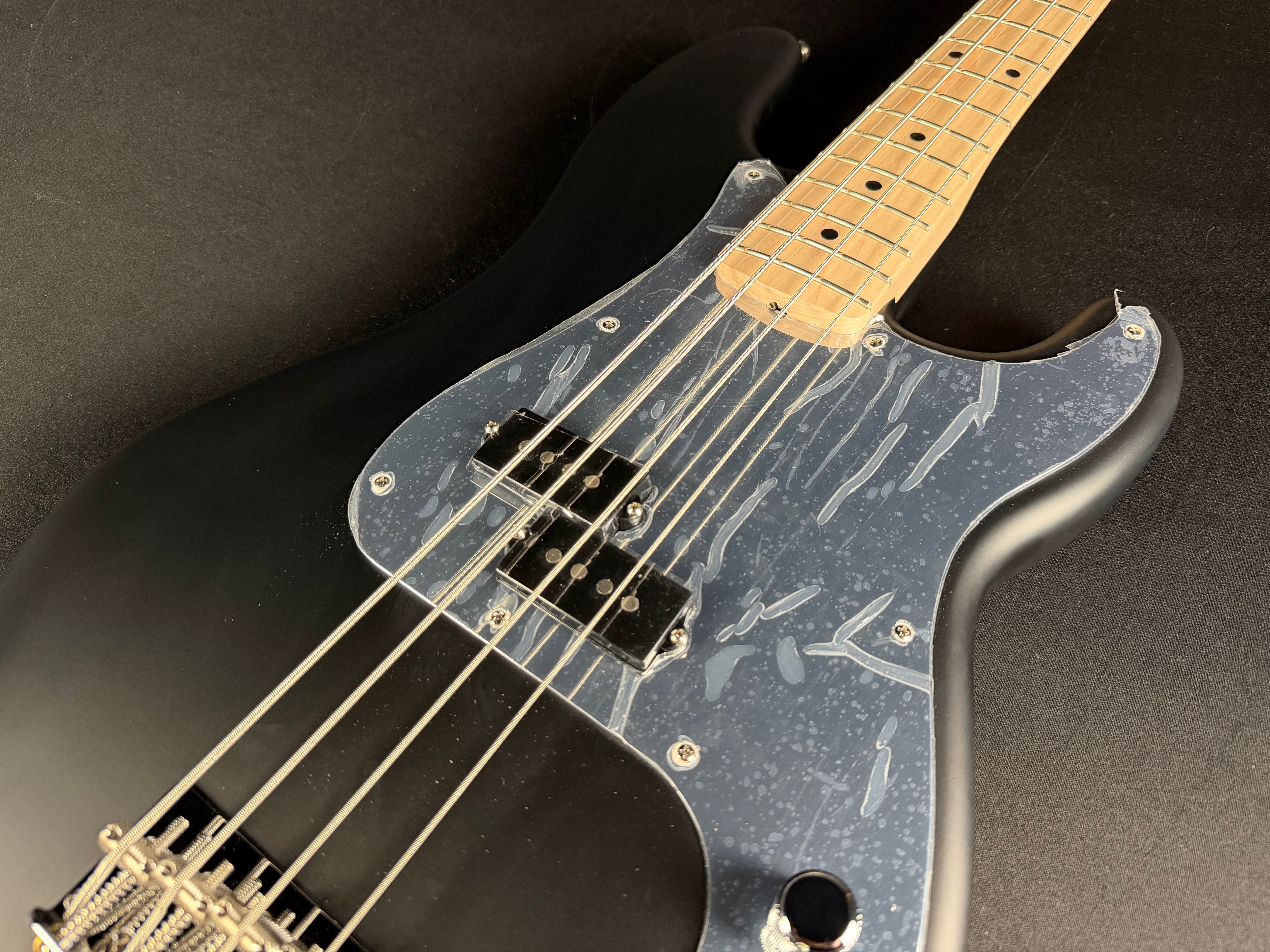 Fender Limited Edition 50th Anniversary Steve Harris Precision Bass - Satin Black - Metronome Music Inc.