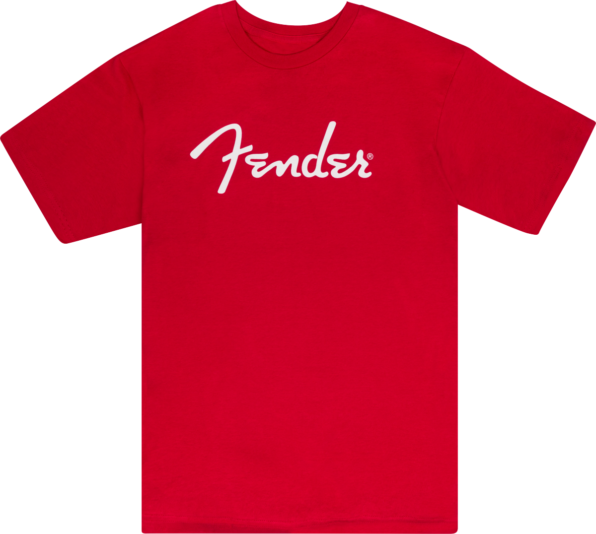 Fender Spaghetti Logo T-Shirt, Dakota Red, M - Metronome Music Inc.