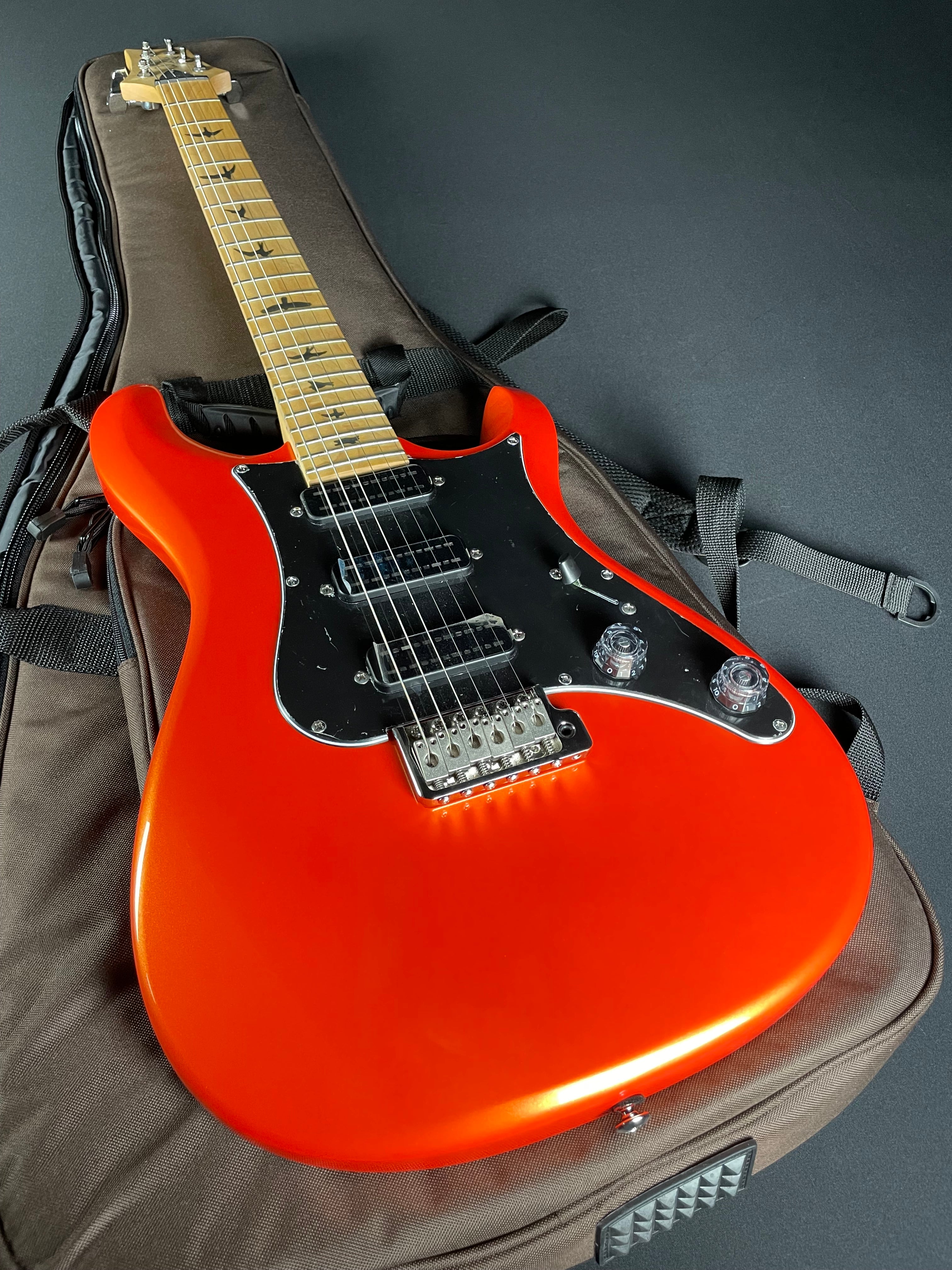 PRS SE NF3 Maple Neck w/Gig Bag - Metallic Orange - Metronome Music Inc.