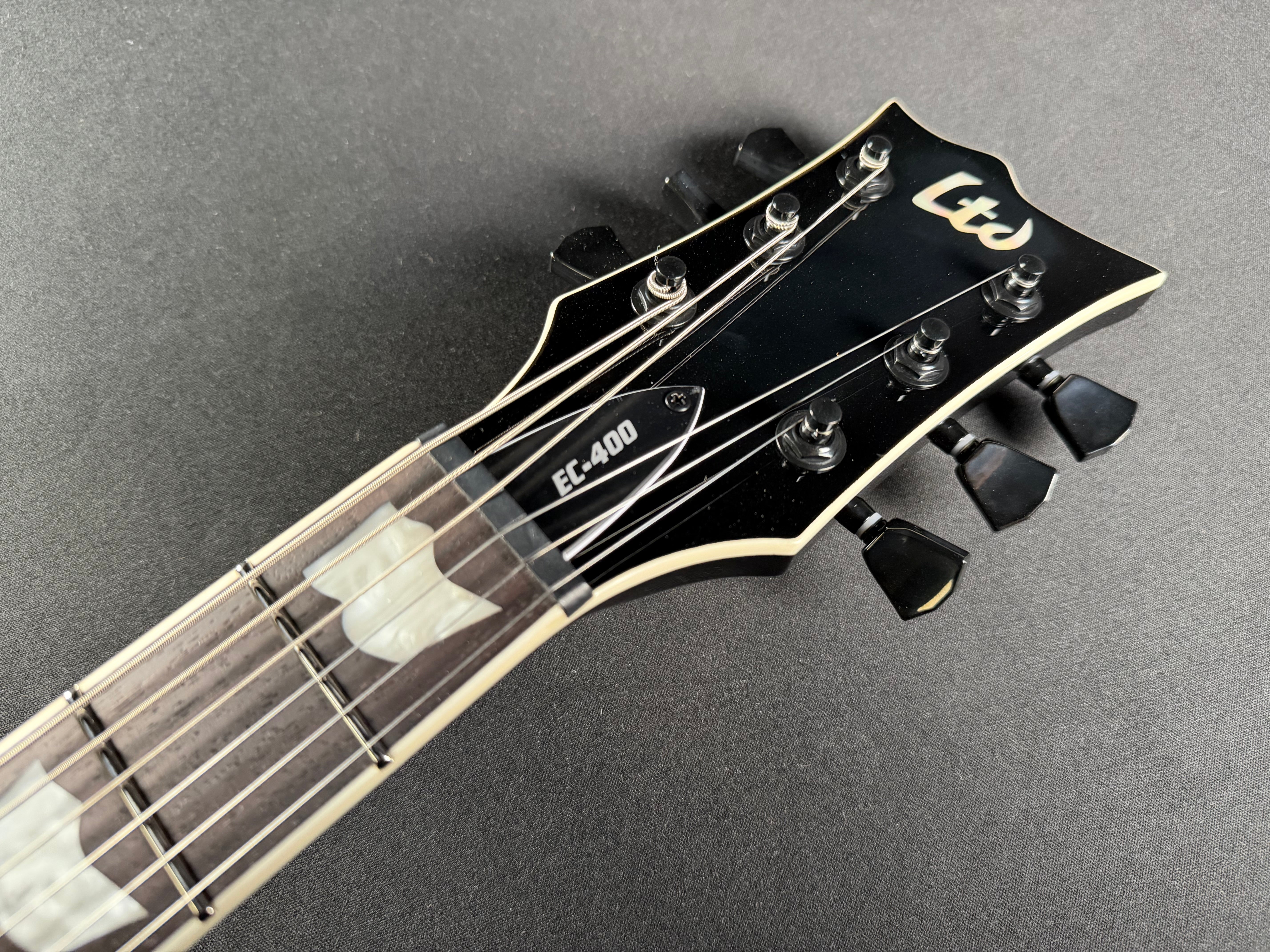 LTD EC-400QM See Thru Black Sunburst - Metronome Music Inc.