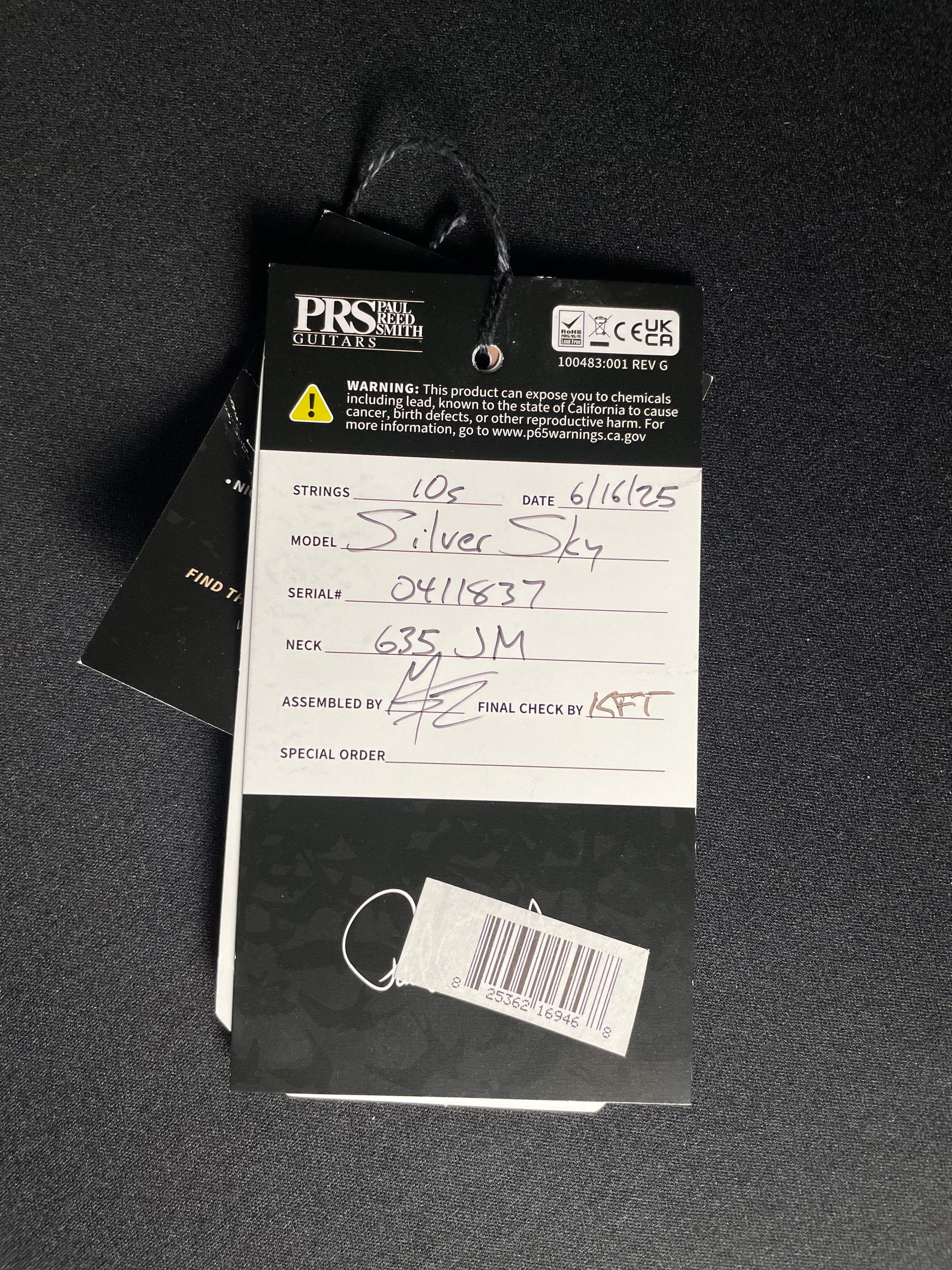 PRS Silver Sky Maple w/Gig Bag - Moc Sand - Metronome Music Inc.