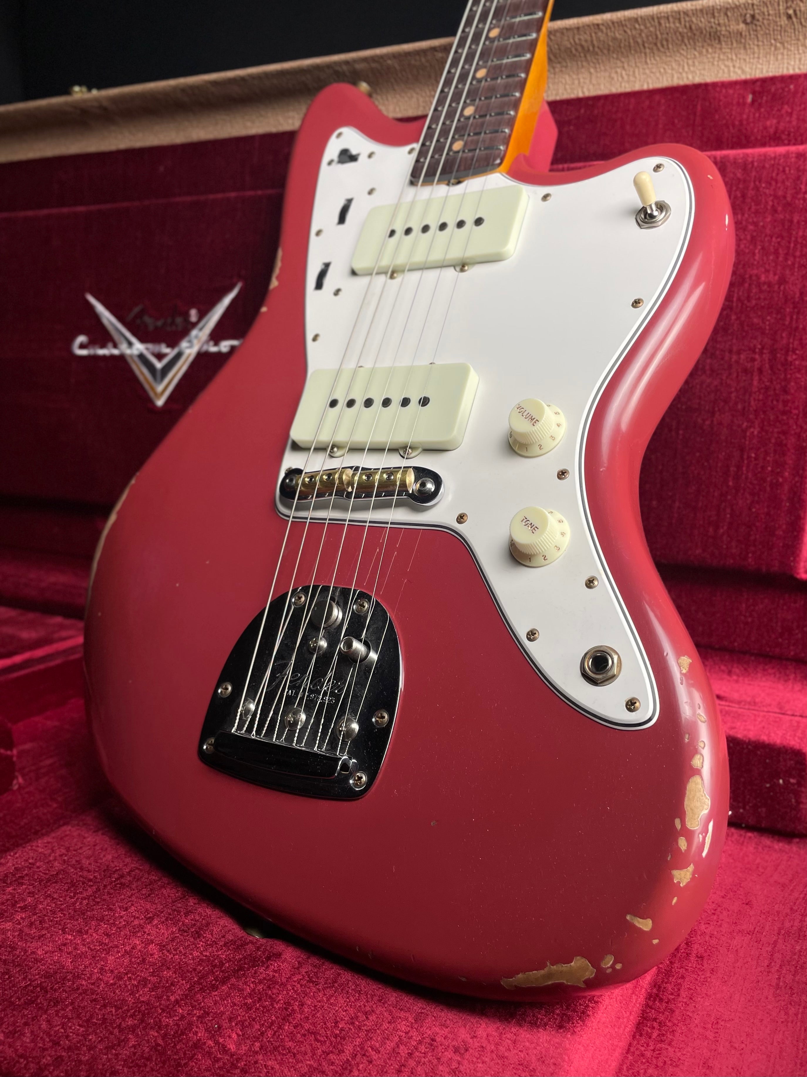 Fender Custom Shop 1963 Jazzmaster Relic, Time Machine - Cimarron Red (2025)