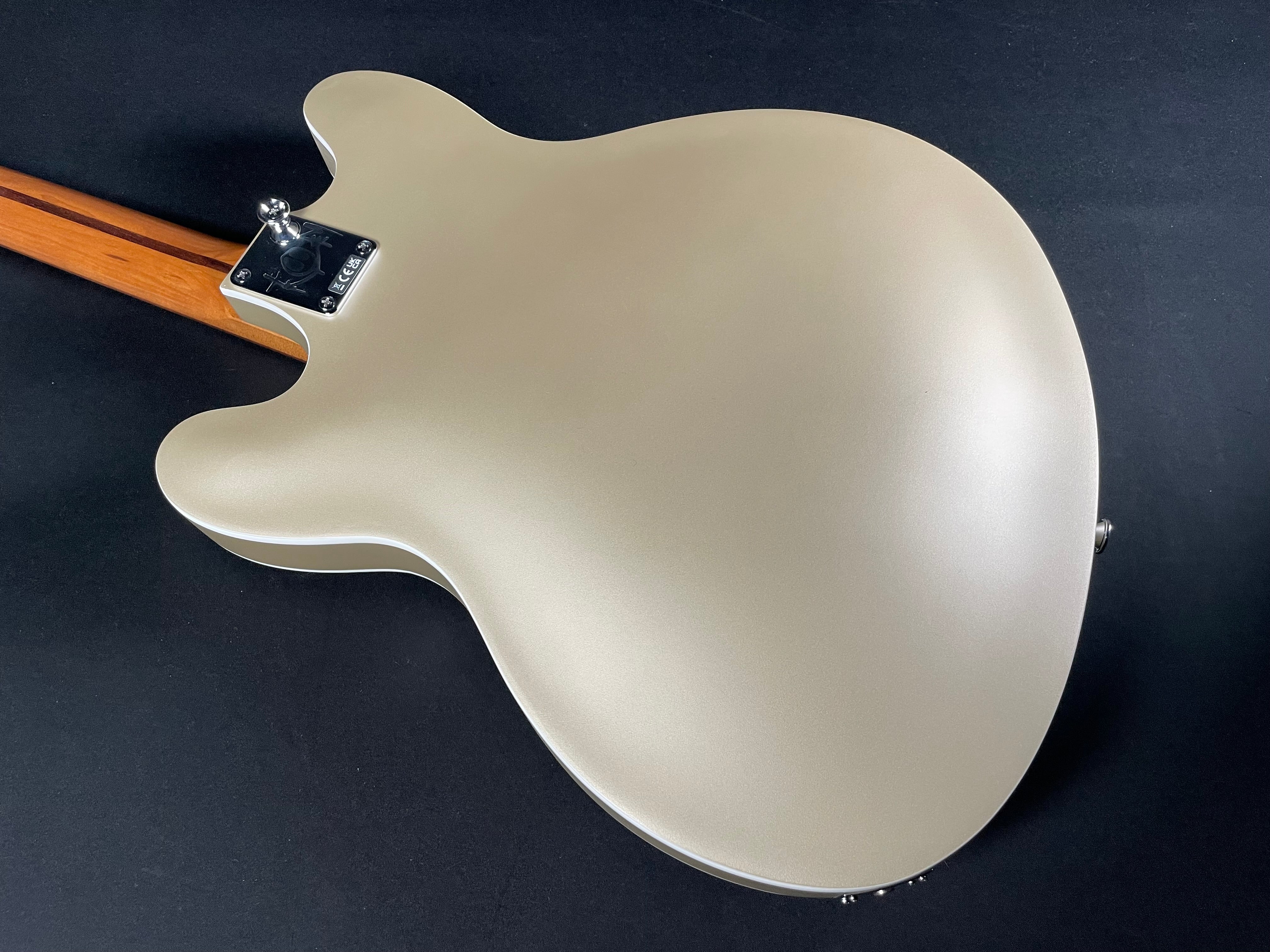 Fender Tom DeLonge Starcaster - Satin Shoreline Gold (MINT) - Metronome Music Inc.