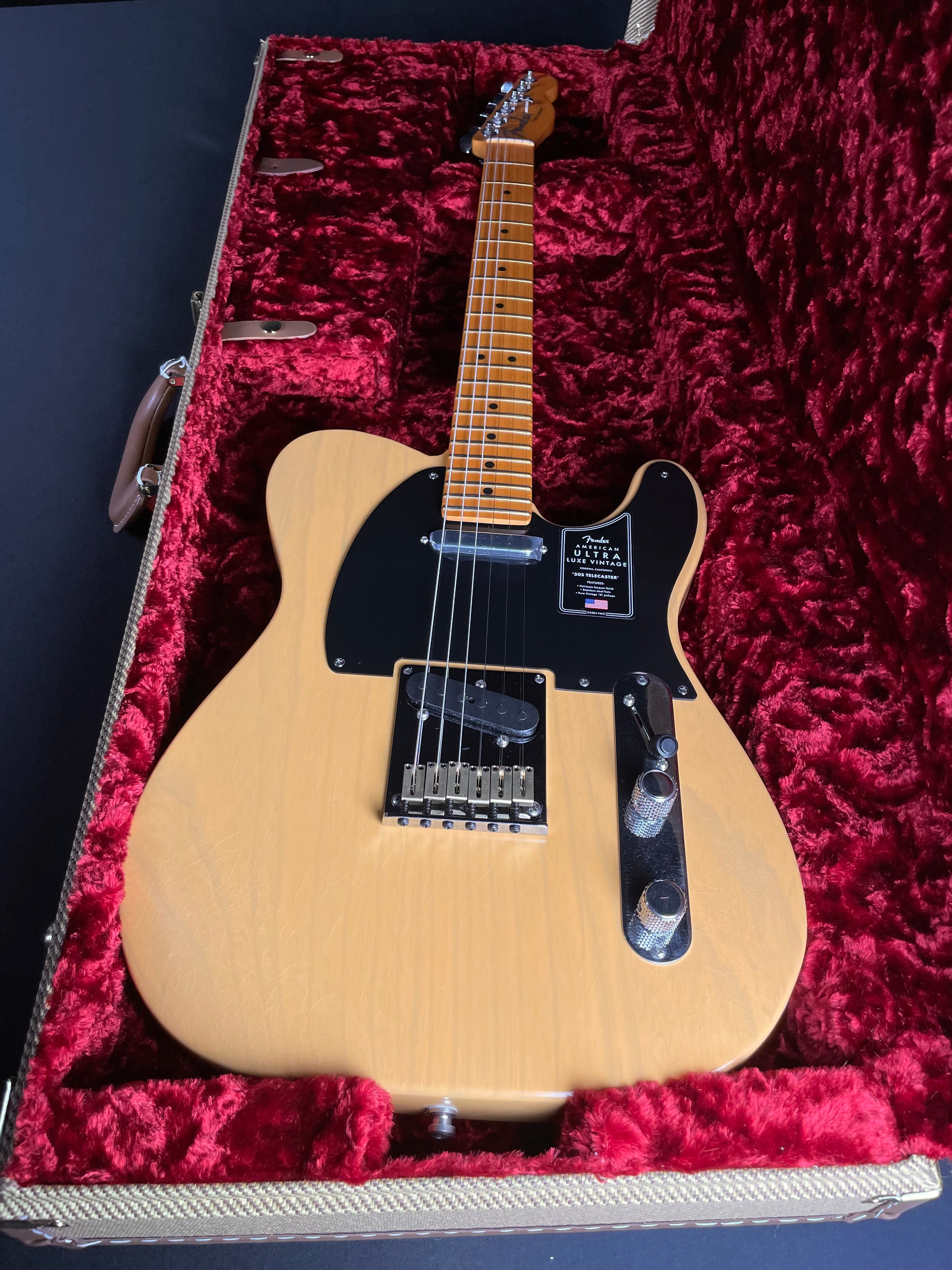 Fender American Ultra Luxe Vintage '50s Telecaster - Butterscotch Blonde