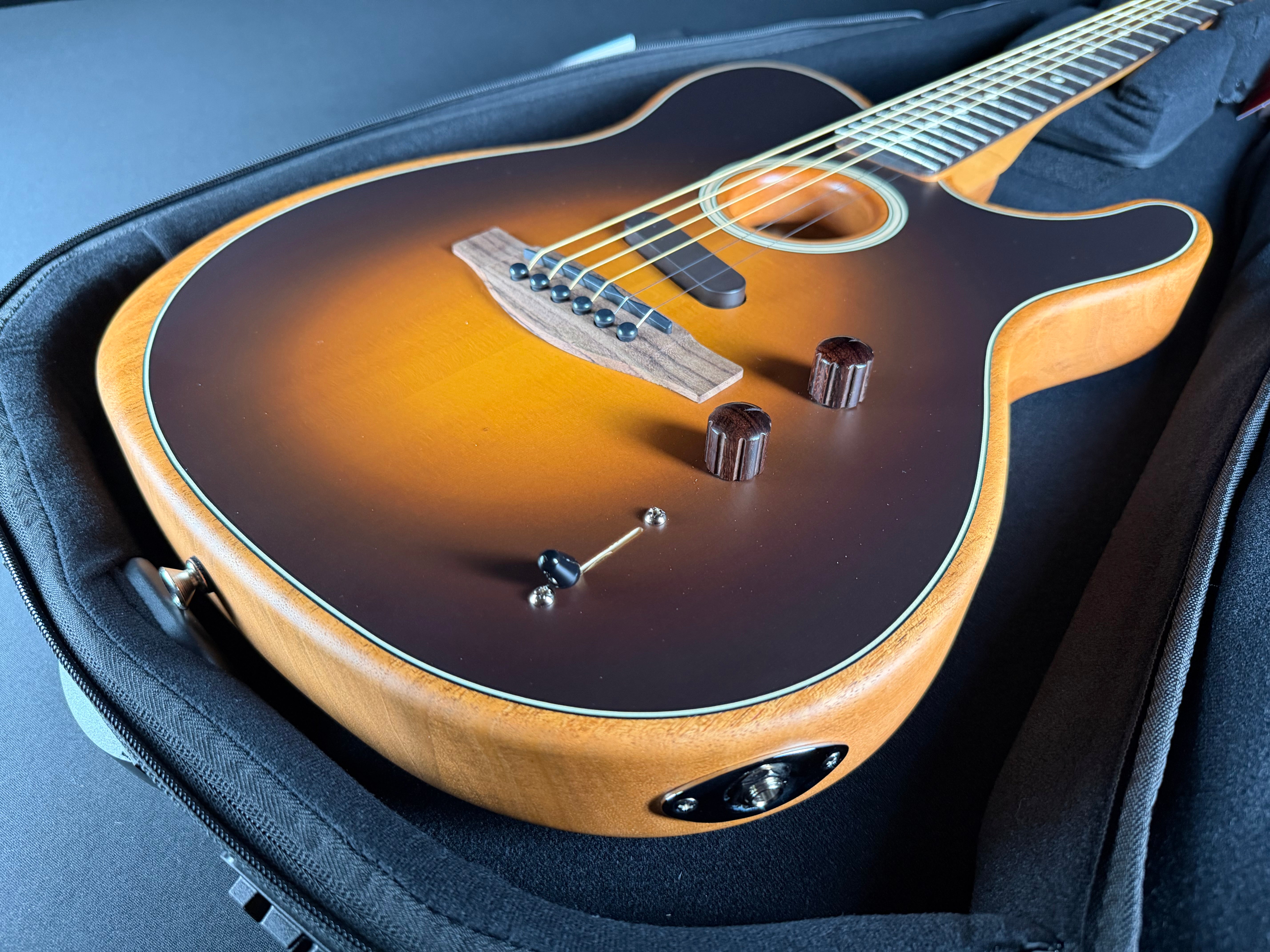 Fender Acoustasonic Player Telecaster Rosewood - Shadow Burst - Metronome Music Inc.